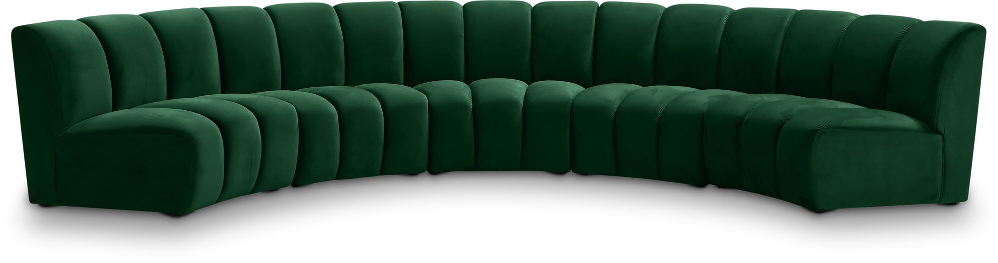 Infinity 167" 5-Piece Boucle Fabric Sectional Sofa