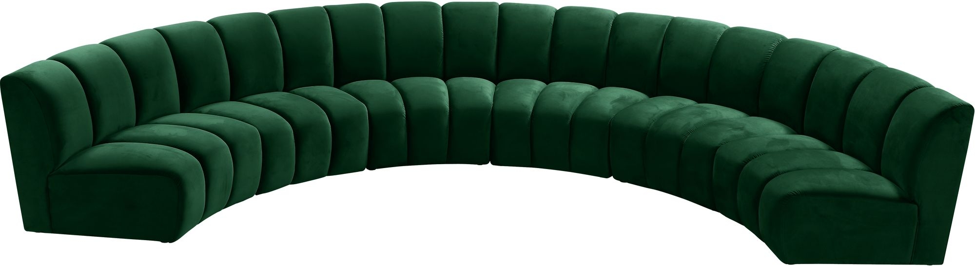 Infinity 174" 6-Piece Boucle Fabric Sectional Sofa