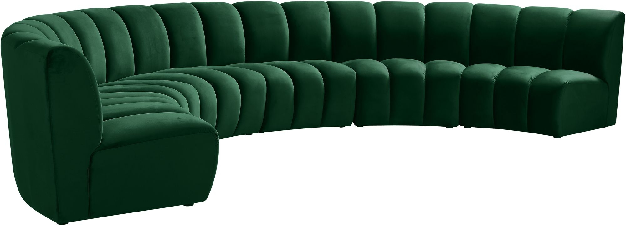 Infinity 174" 6-Piece Boucle Fabric Sectional Sofa