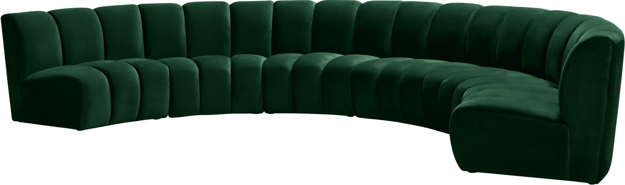 Infinity 174" 6-Piece Boucle Fabric Sectional Sofa