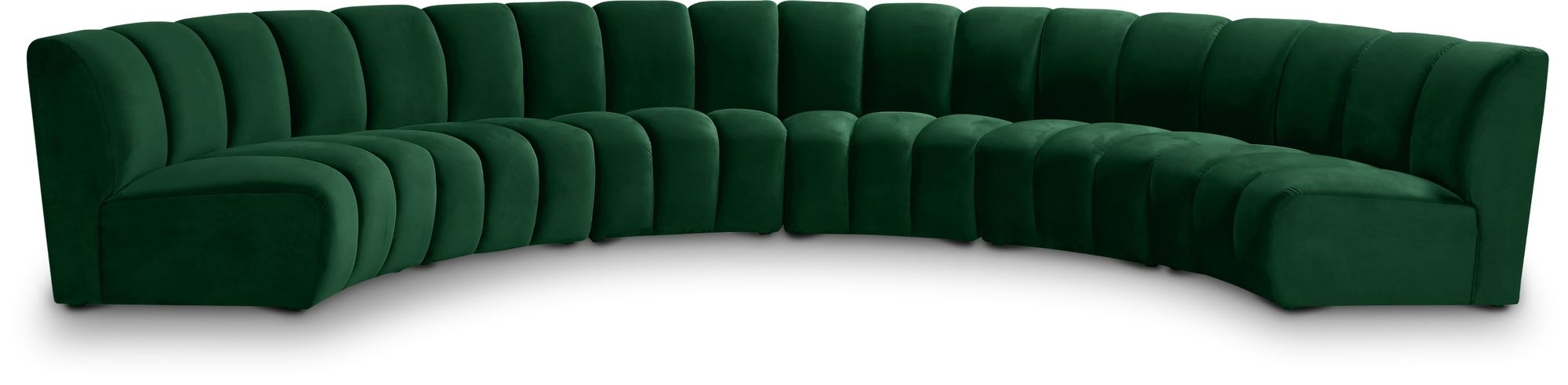 Infinity 174" 6-Piece Boucle Fabric Sectional Sofa