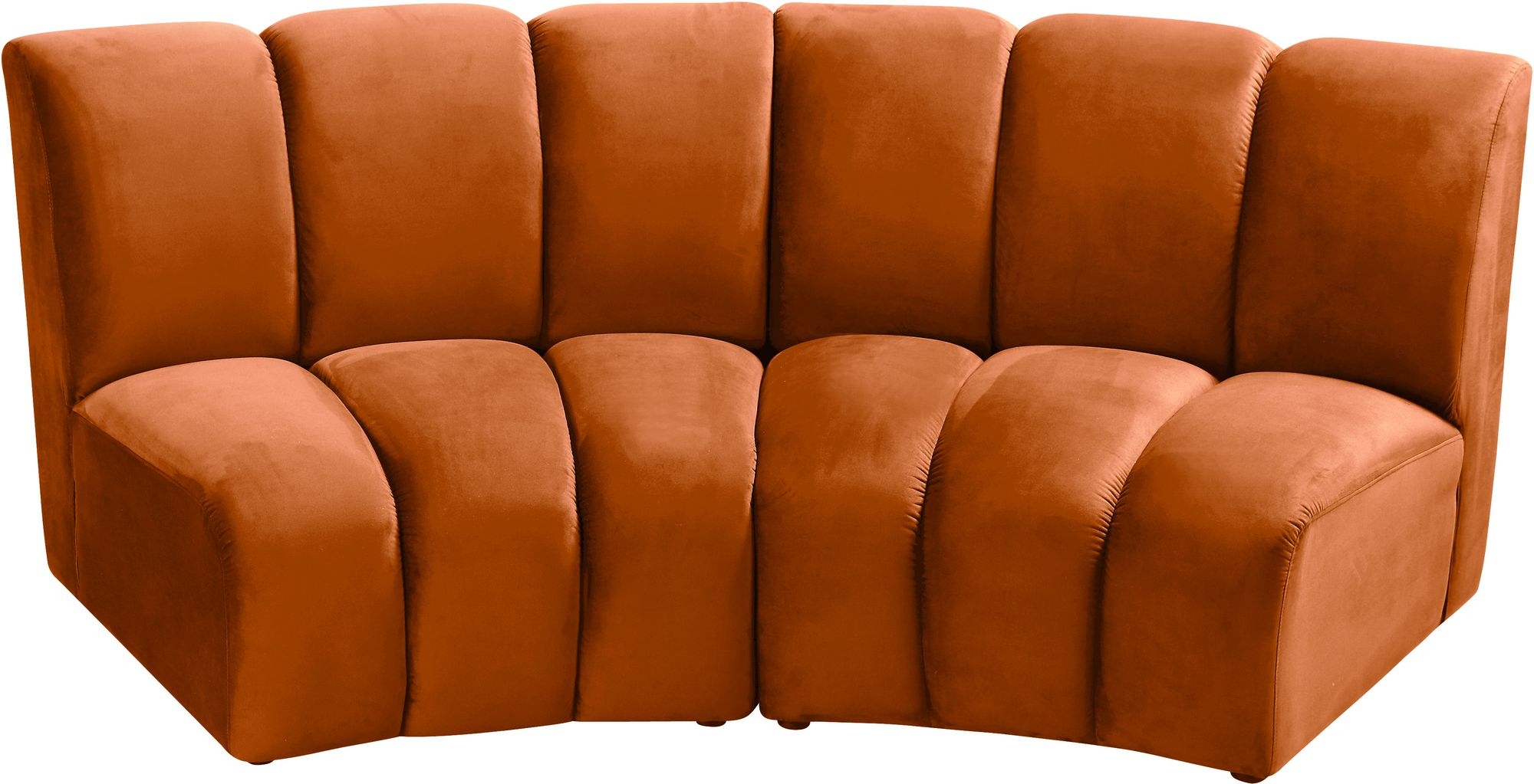 Infinity Velvet Modular Loveseat