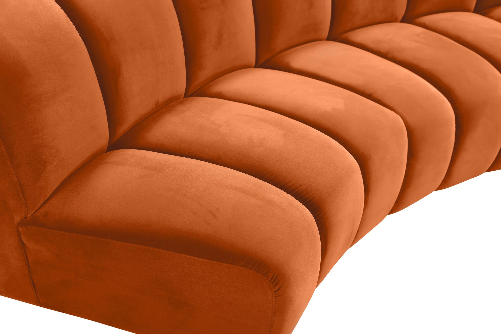 Infinity Velvet Modular Loveseat
