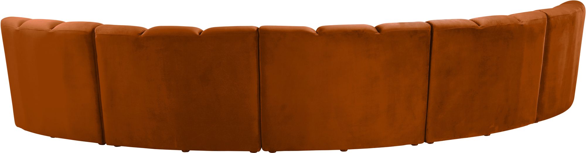 Infinity 167" 5-Piece Velvet Modular Sectional