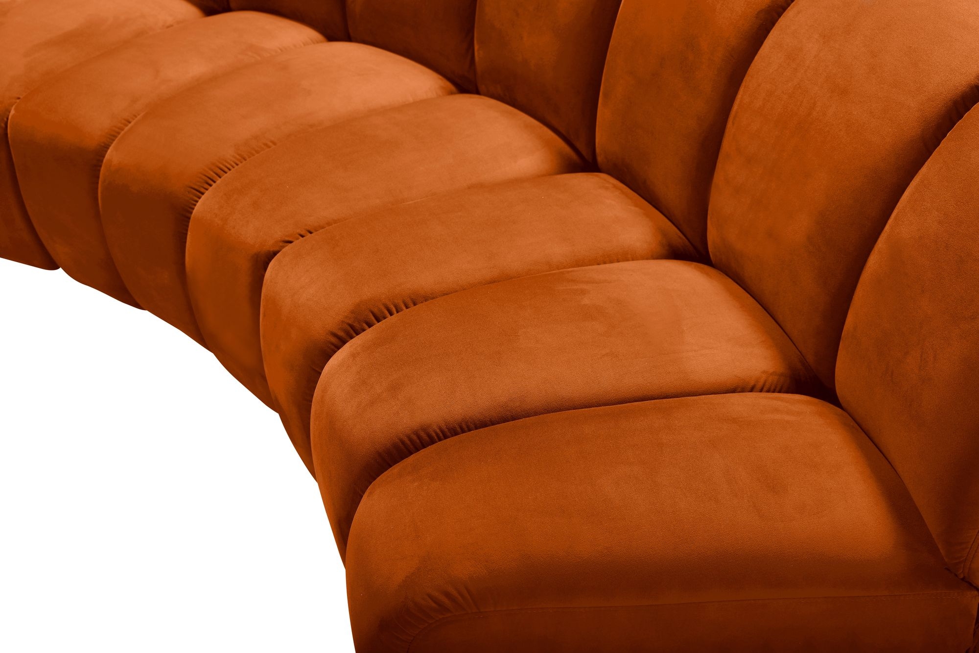 Infinity 167" 5-Piece Boucle Fabric Sectional Sofa