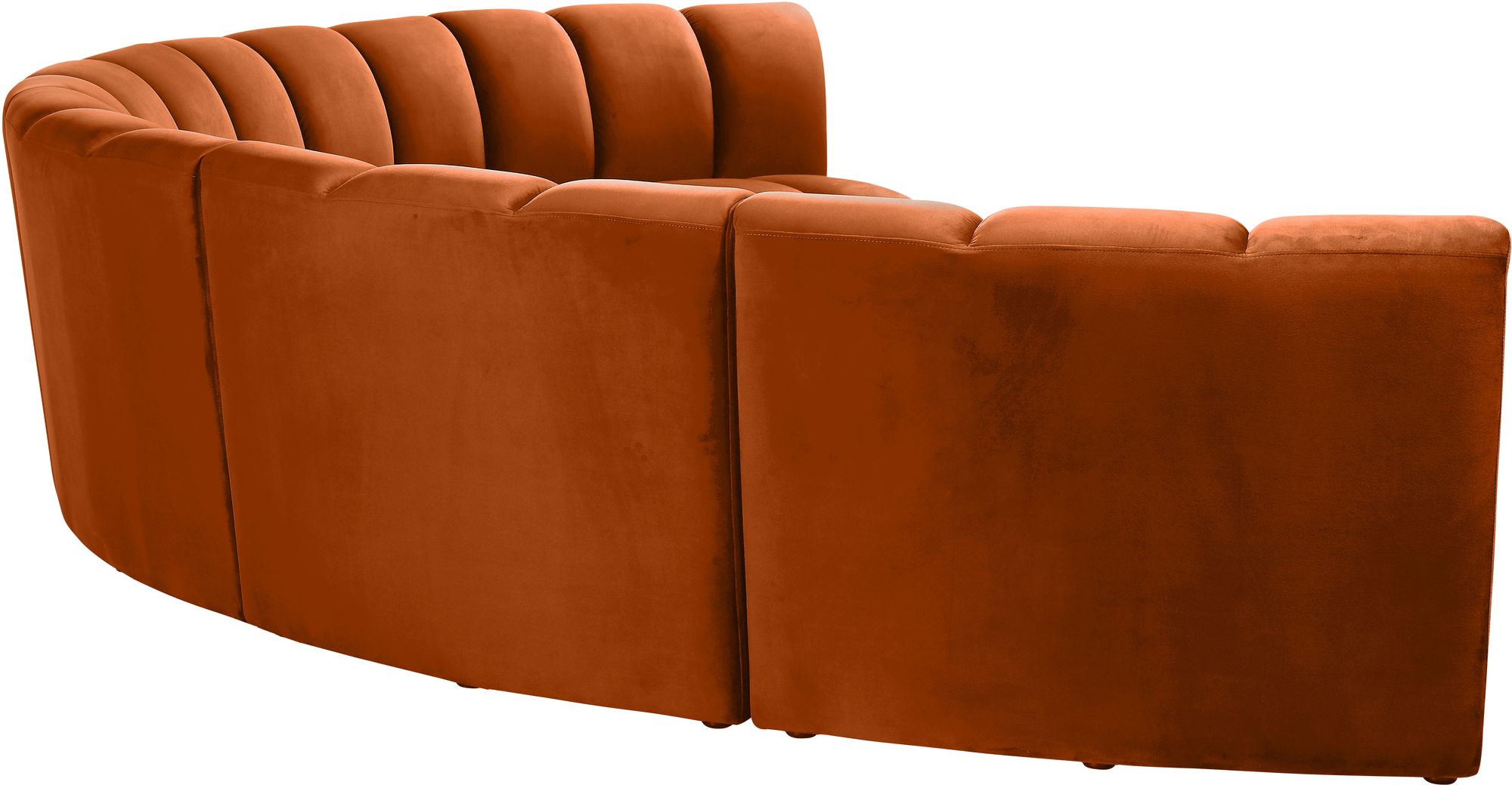 Infinity 174" 6-Piece Velvet Modular Sectional