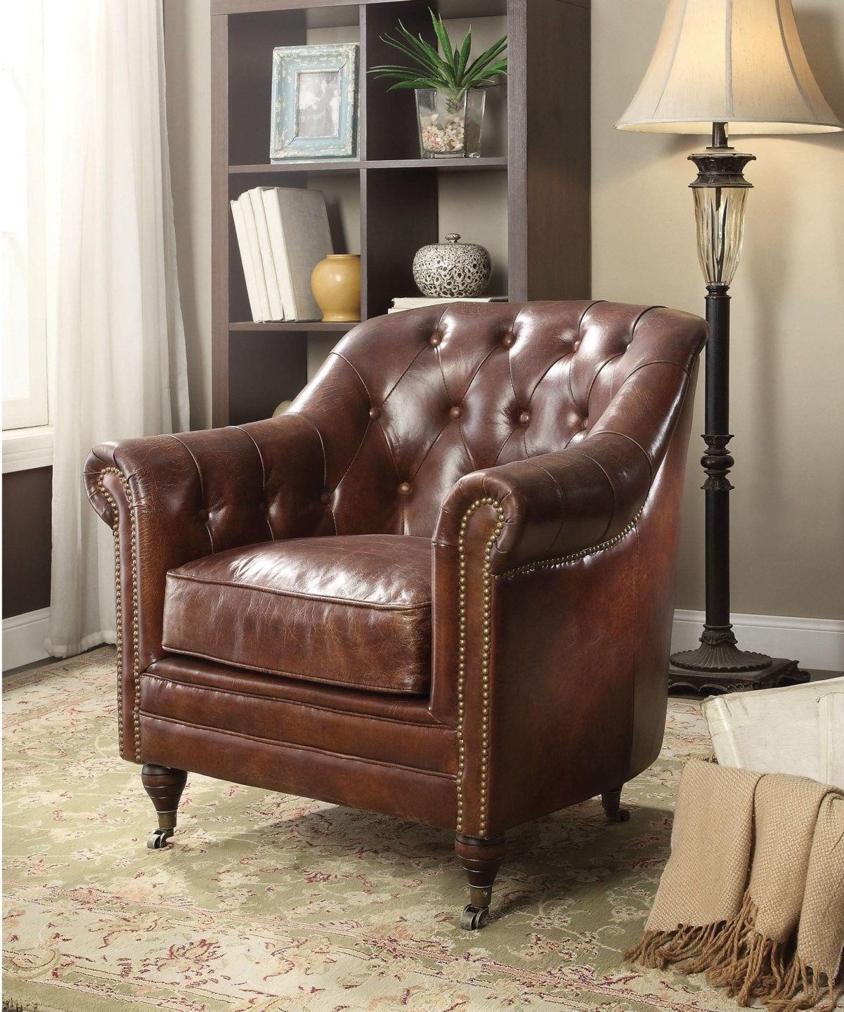 Aberdeen Vintage Top Grain Leather Chair