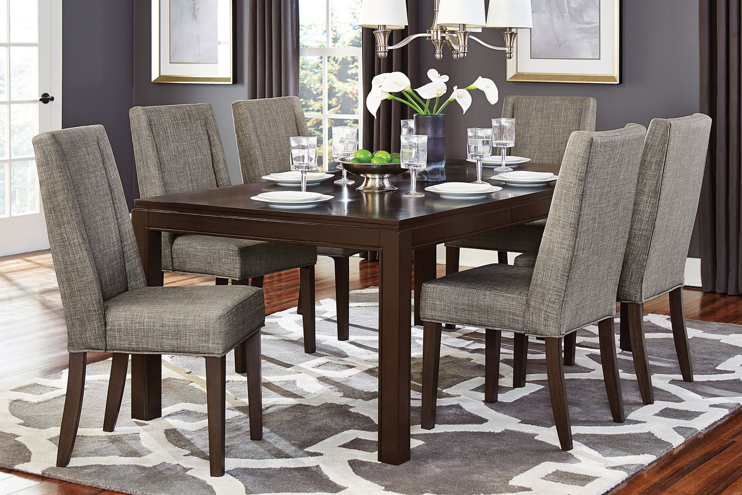 Kavanaugh Rectangular Extendable Wood Dining Table