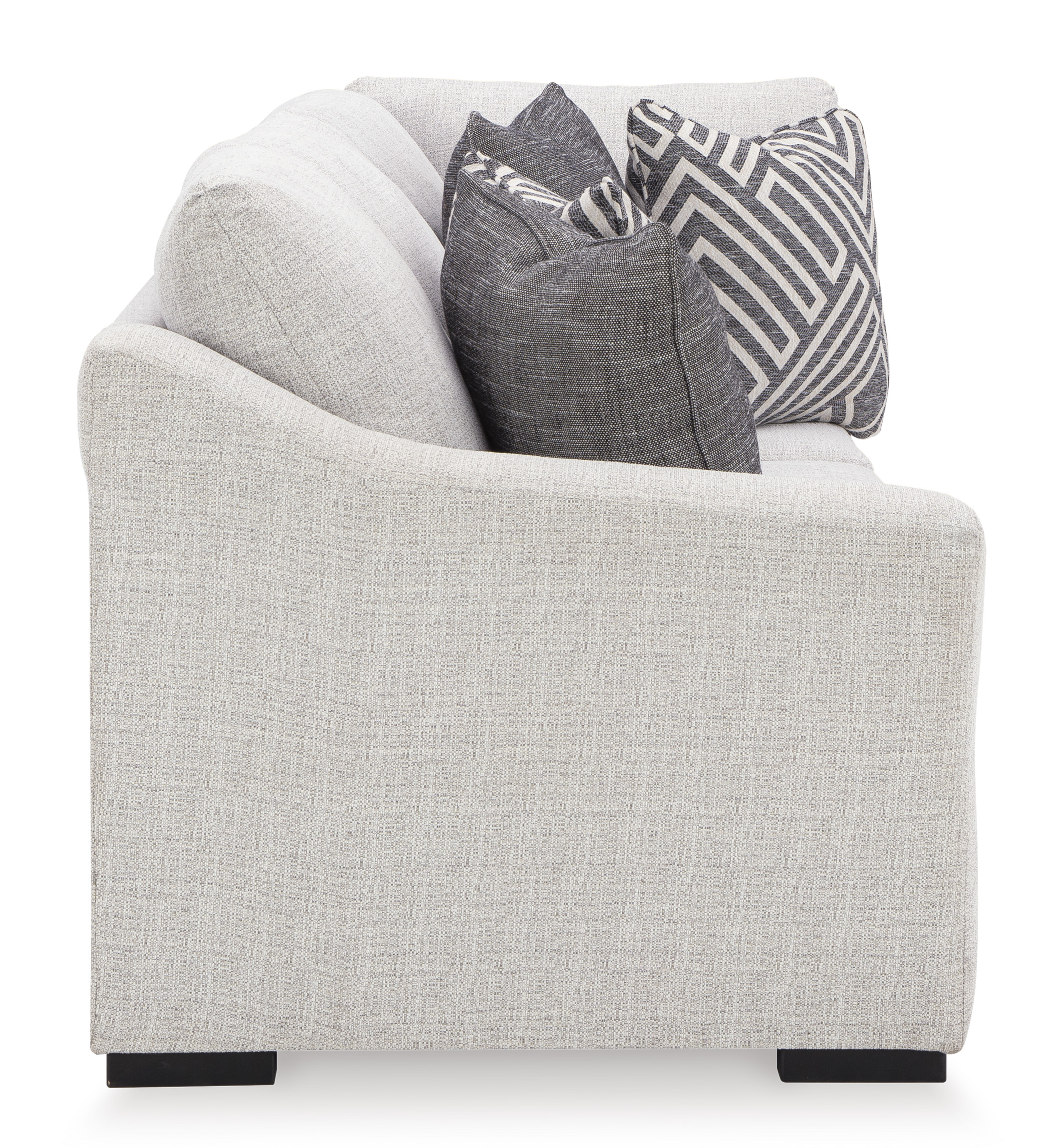 Koralynn Fabric U-Shaped 3-Piece Sectional Sofa w/Right Chaise