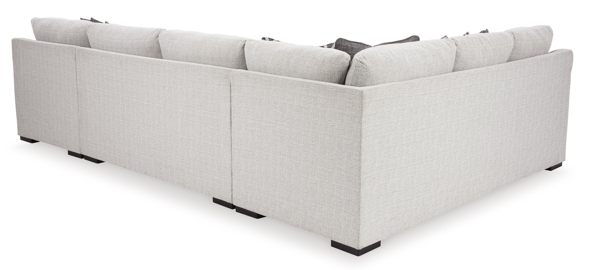 Koralynn Fabric U-Shaped 3-Piece Sectional Sofa w/Right Chaise