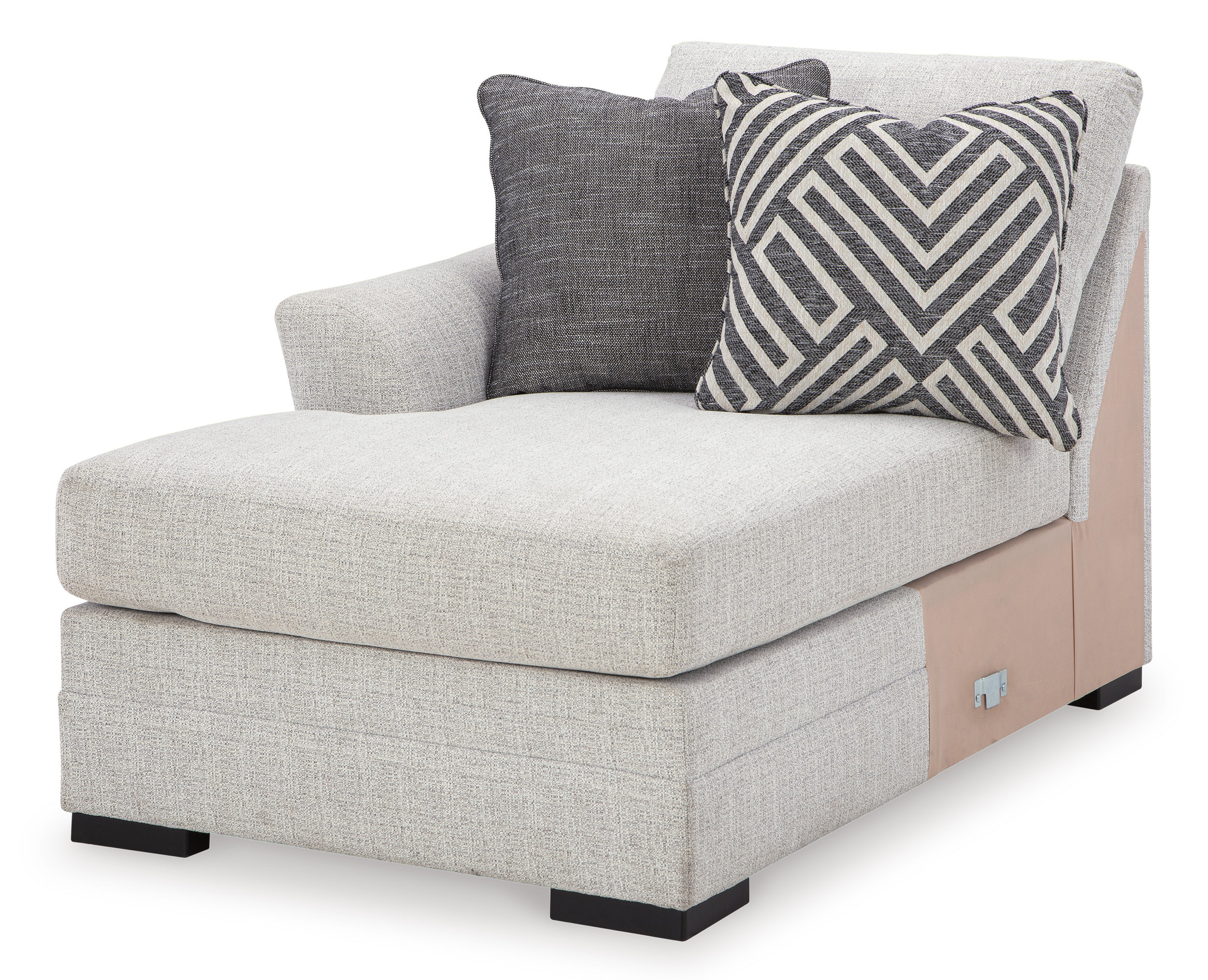 Koralynn Fabric U-Shaped 3-Piece Sectional Sofa w/Right Chaise