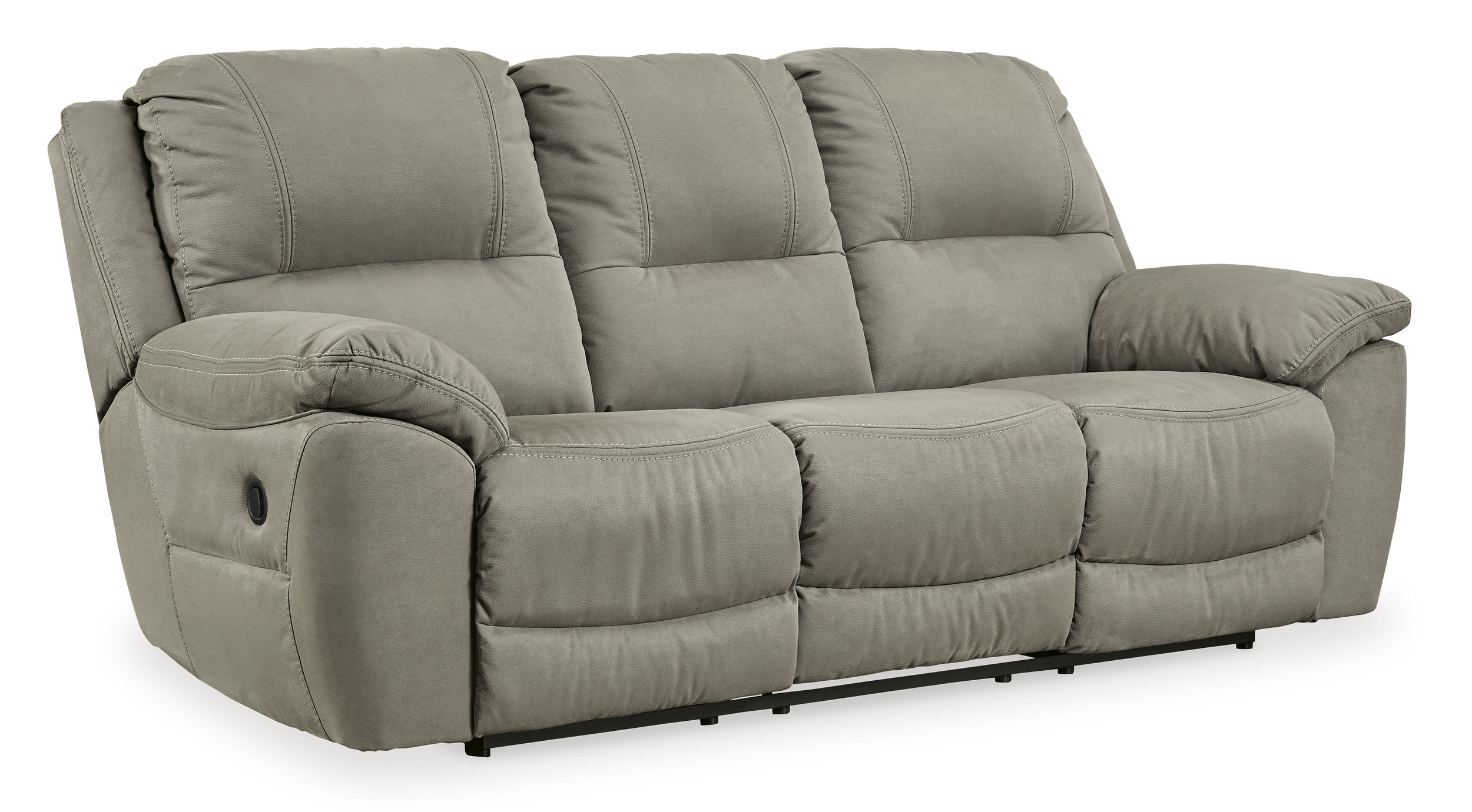 Next-Gen Gaucho Faux Nubuck Leather Reclining Living Room Set