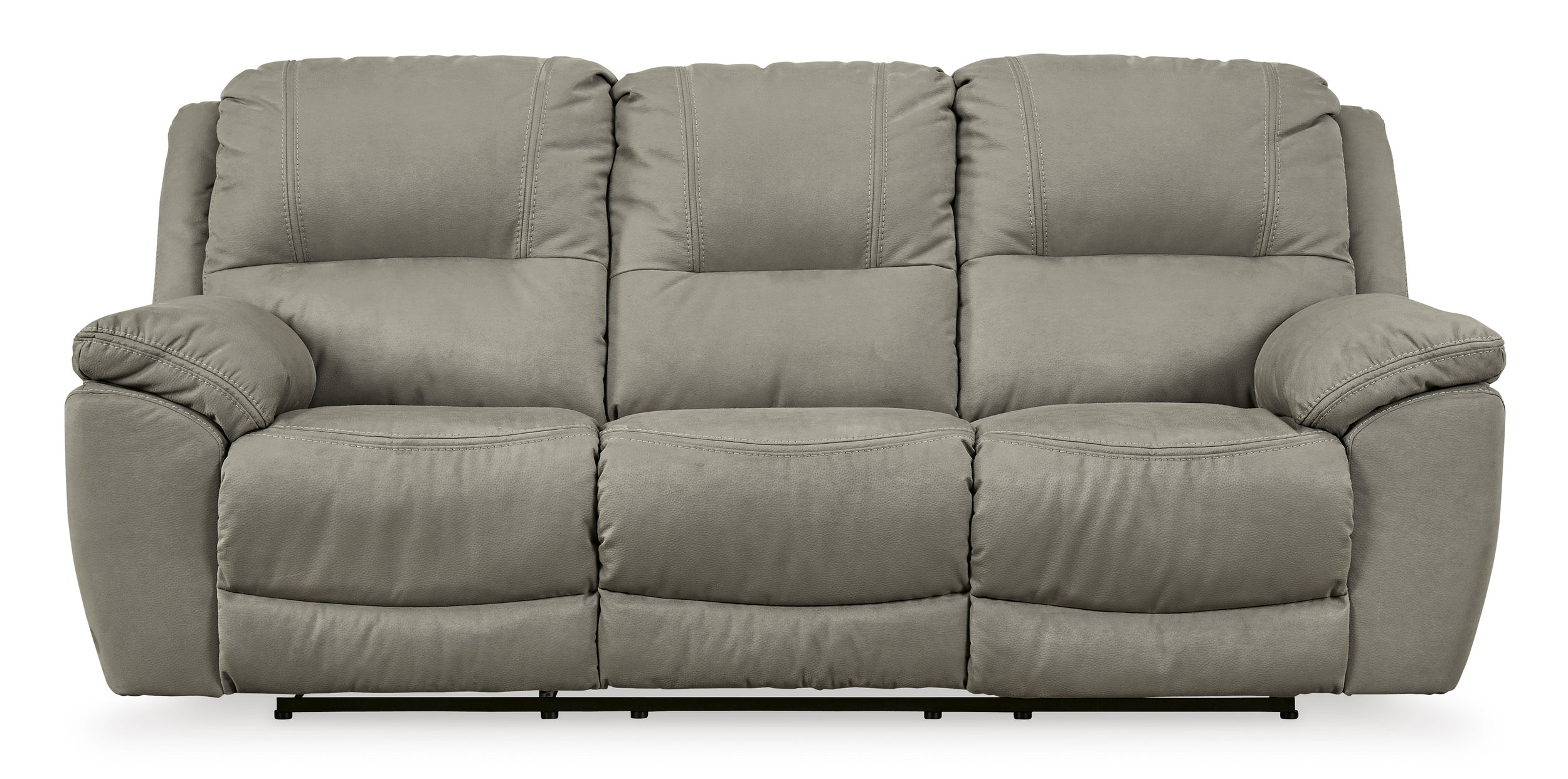 Next-Gen Gaucho Faux Nubuck Leather Reclining Living Room Set