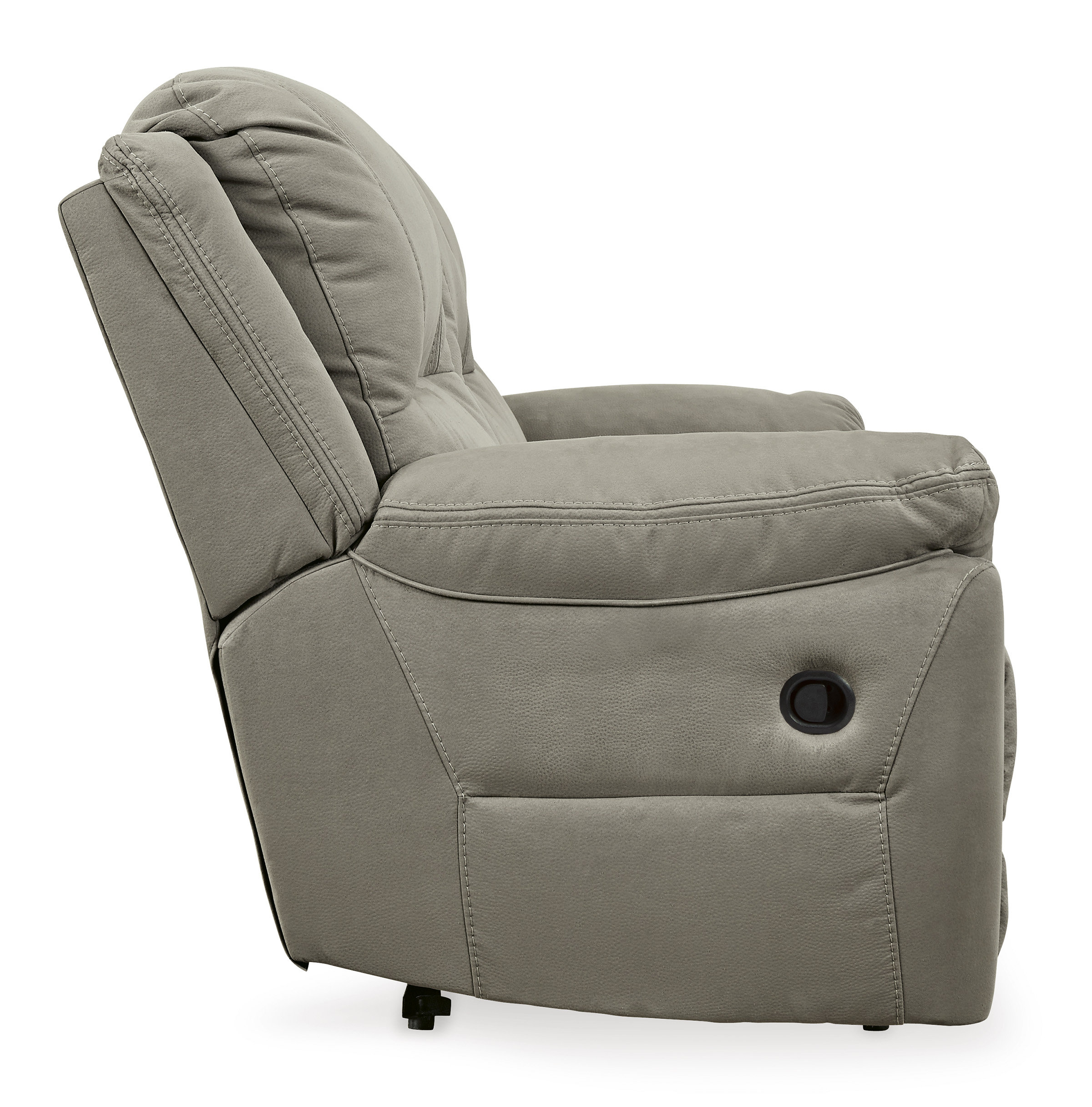 Next-Gen Gaucho Faux Nubuck Leather Reclining Living Room Set