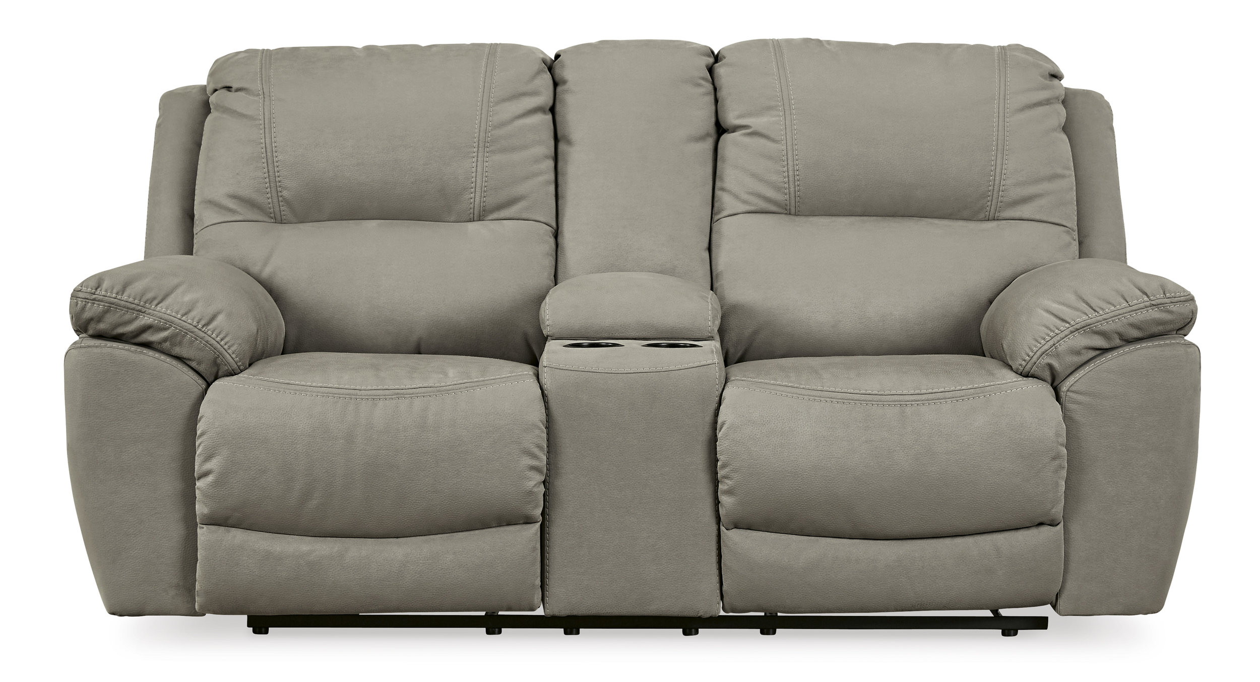 Next-Gen Gaucho Faux Nubuck Leather Reclining Living Room Set