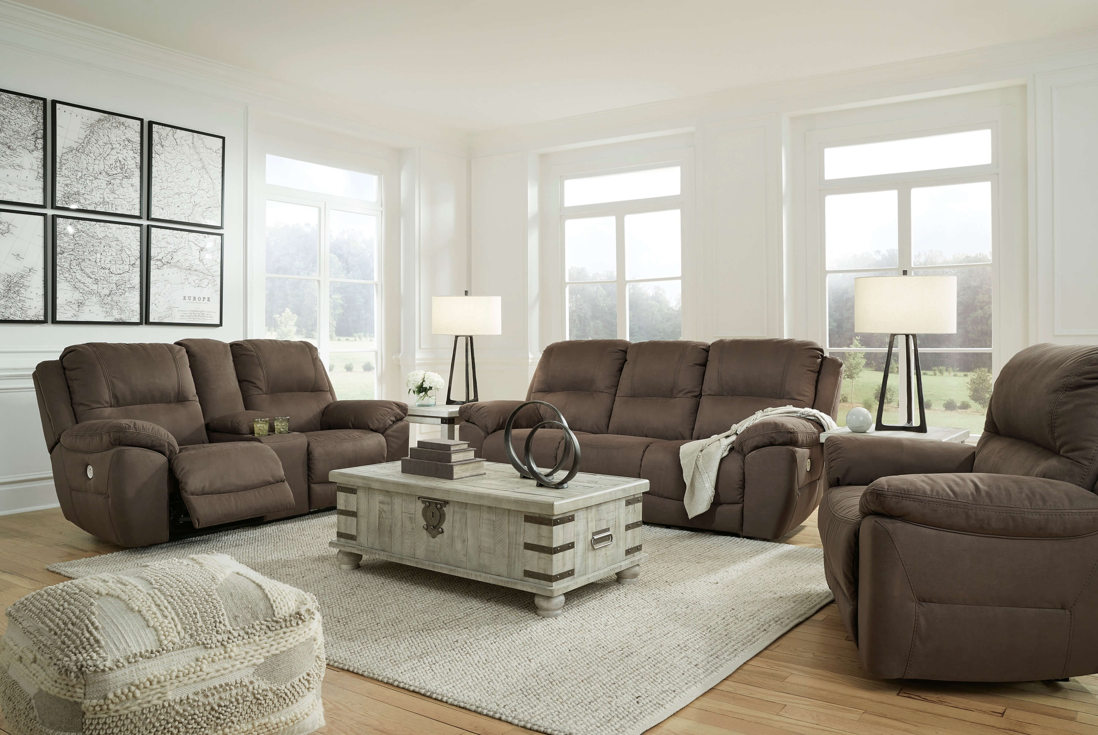Next-Gen Gaucho Polyester Power Reclining Living Room Set