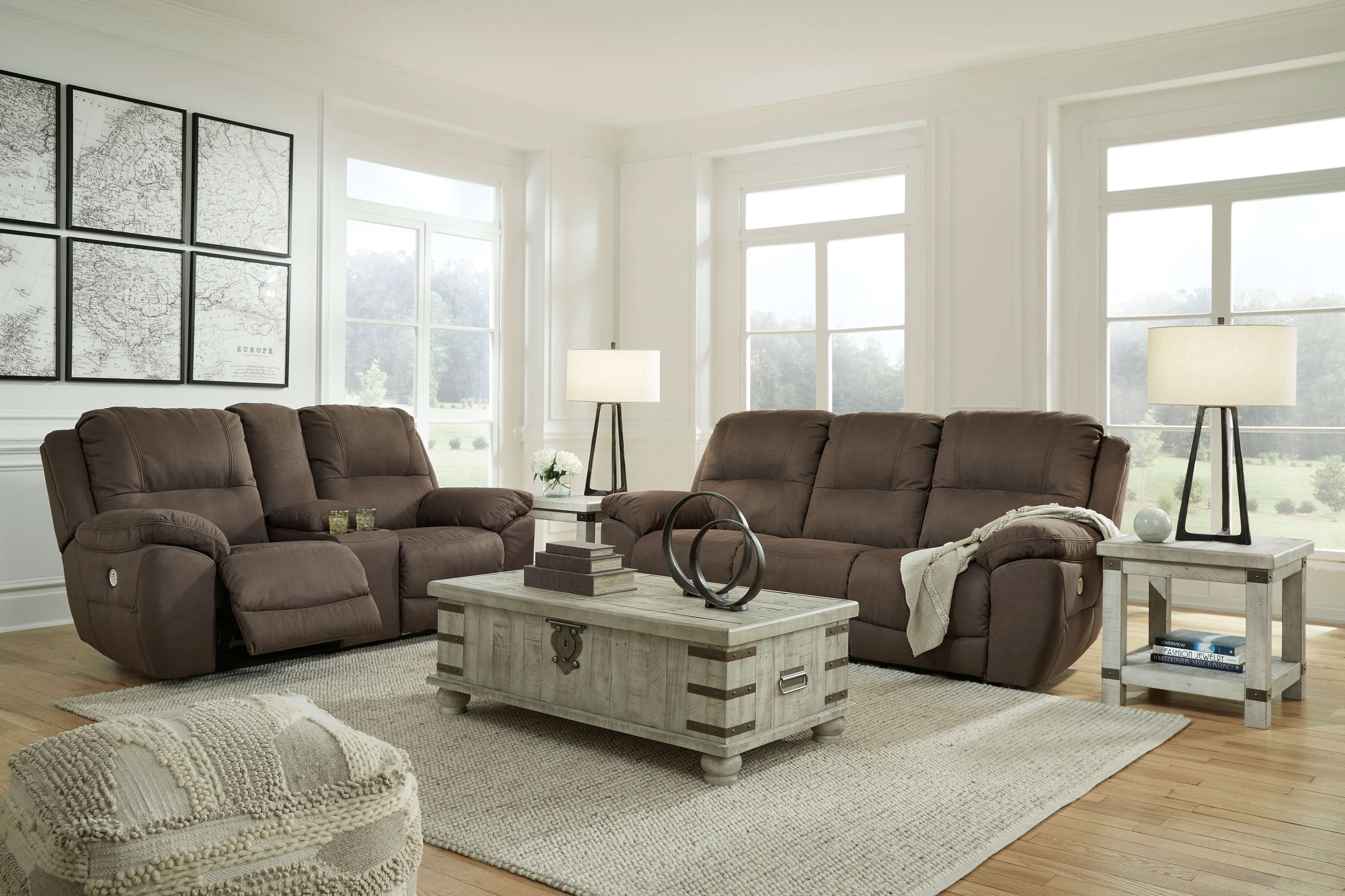 Next-Gen Gaucho Polyester Power Reclining Living Room Set