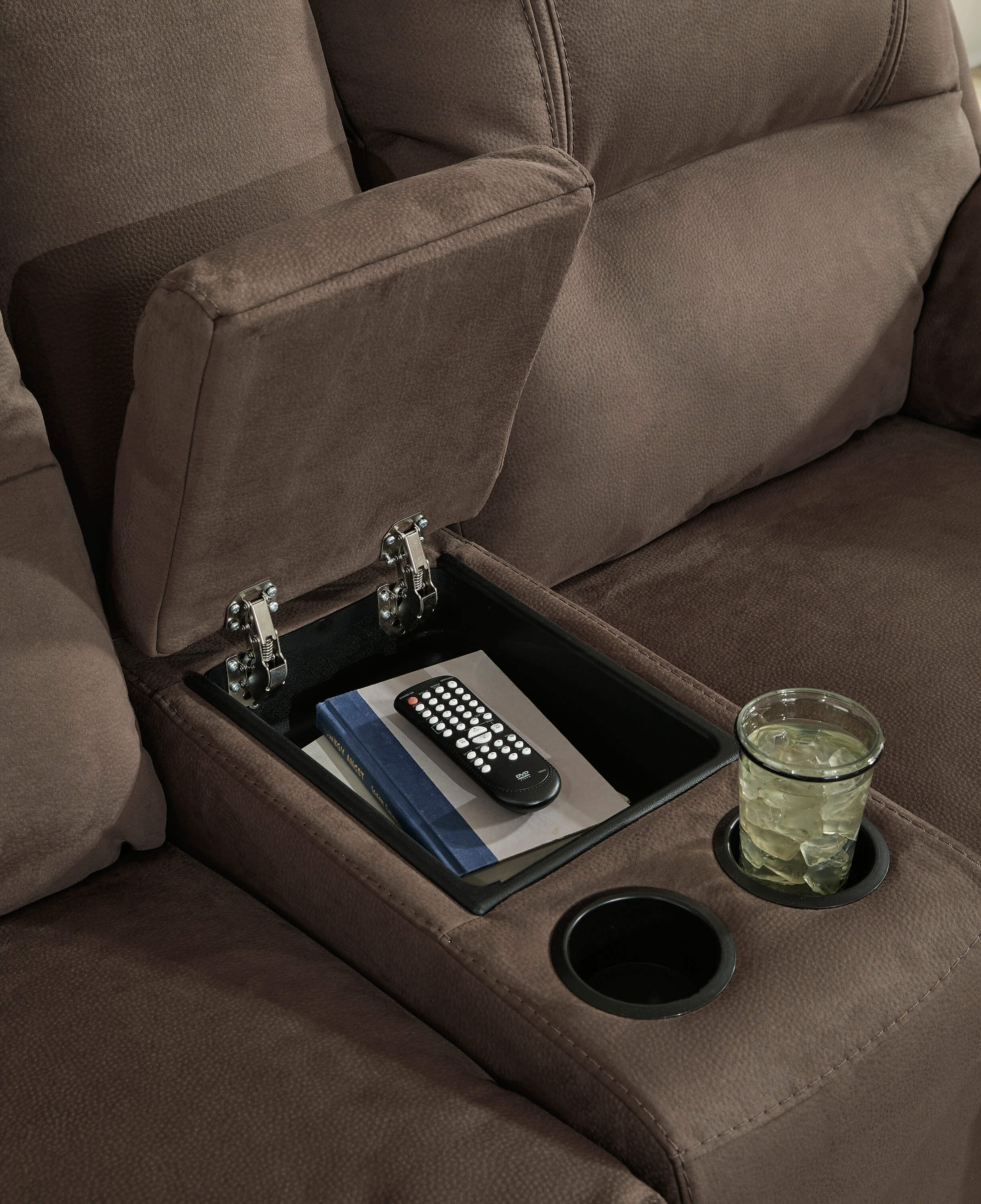 Next-Gen Gaucho Polyester Power Reclining Loveseat w/Console