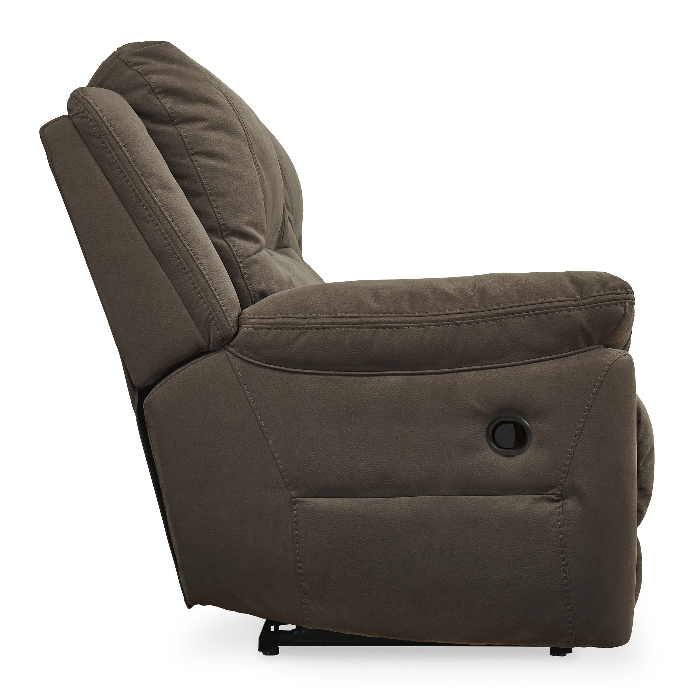 Next-Gen Gaucho Faux Nubuck Leather Reclining Living Room Set