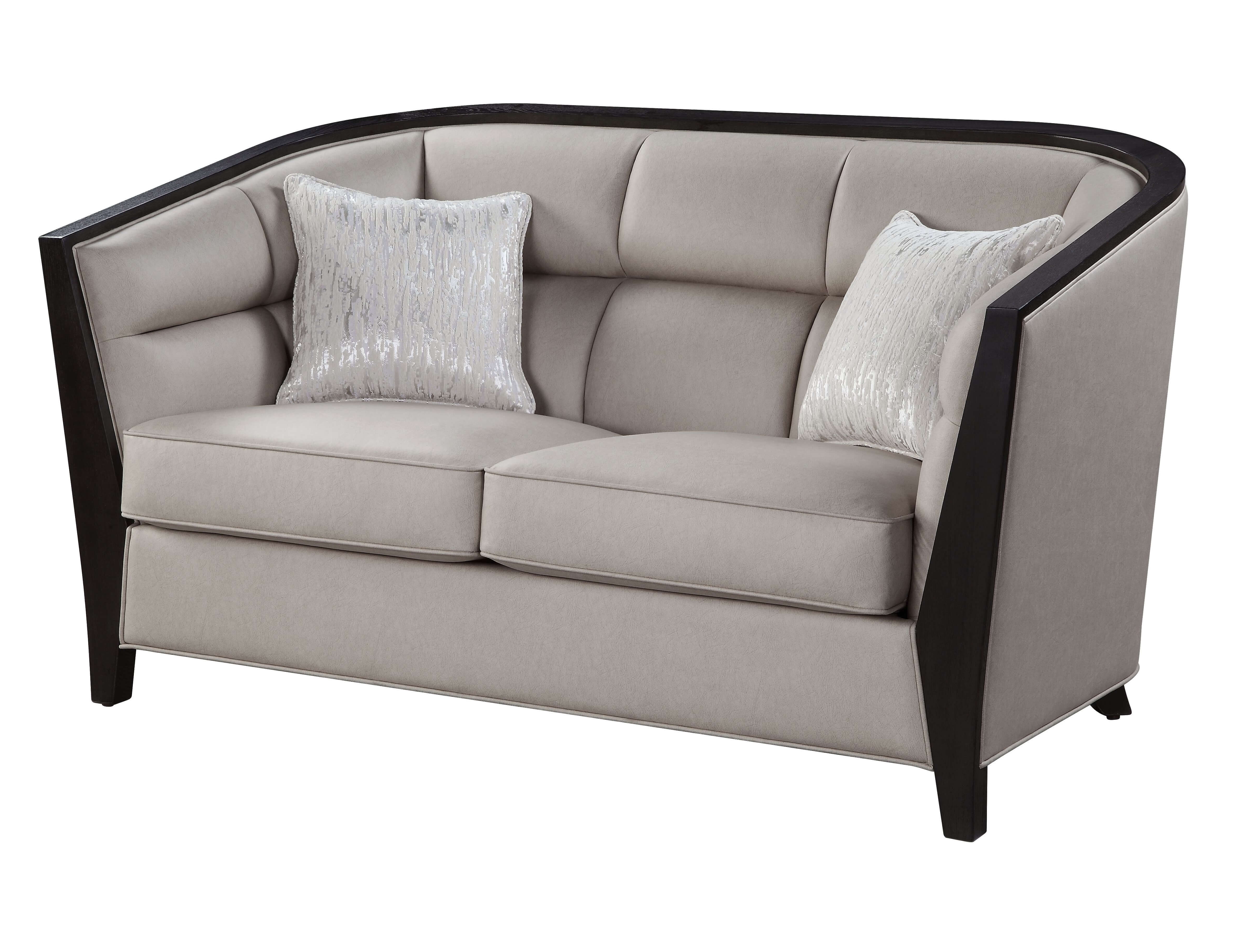 Zemocryss Fabric/Wood Living Room Set