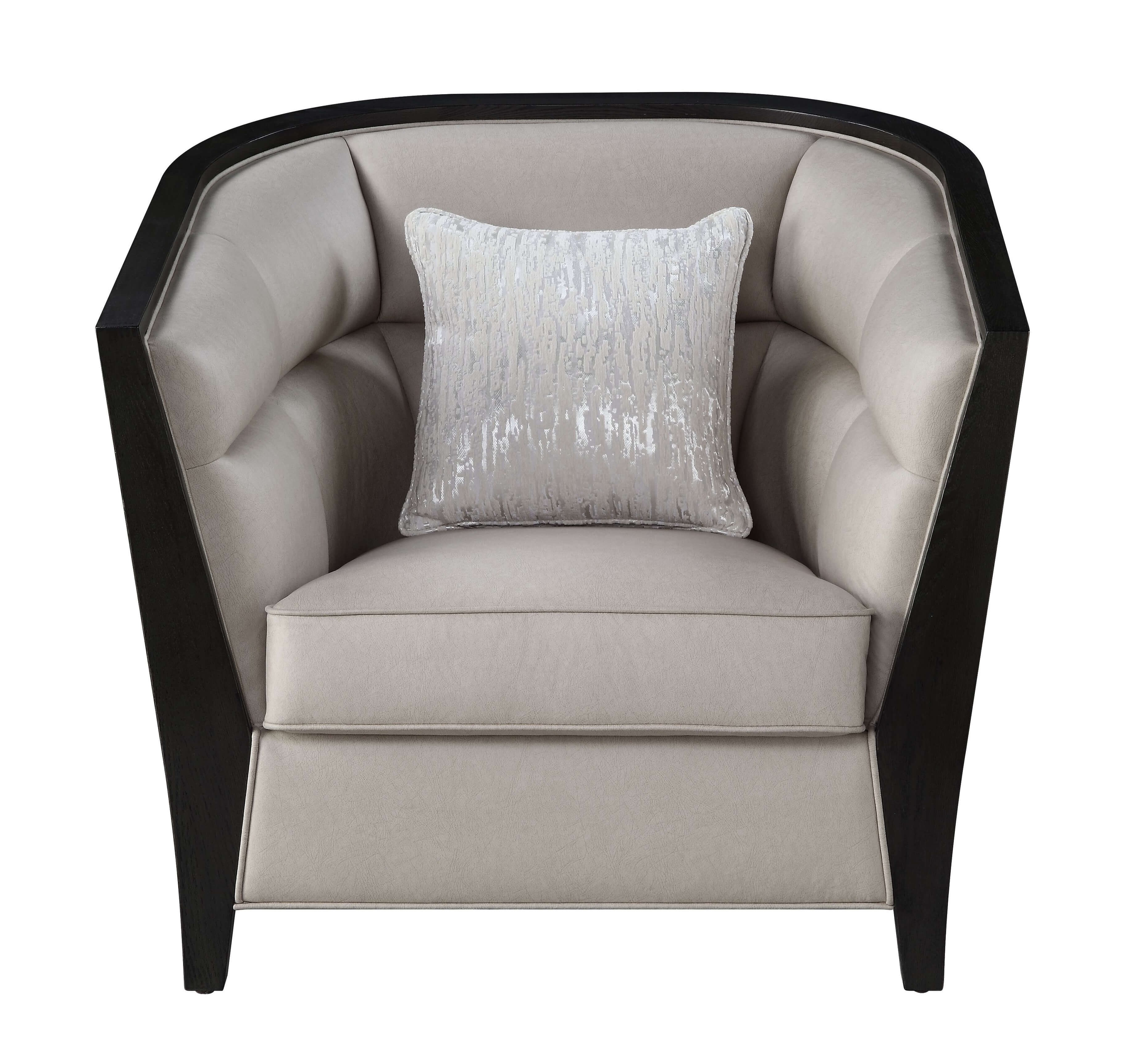 Zemocryss Fabric/Wood Living Room Set