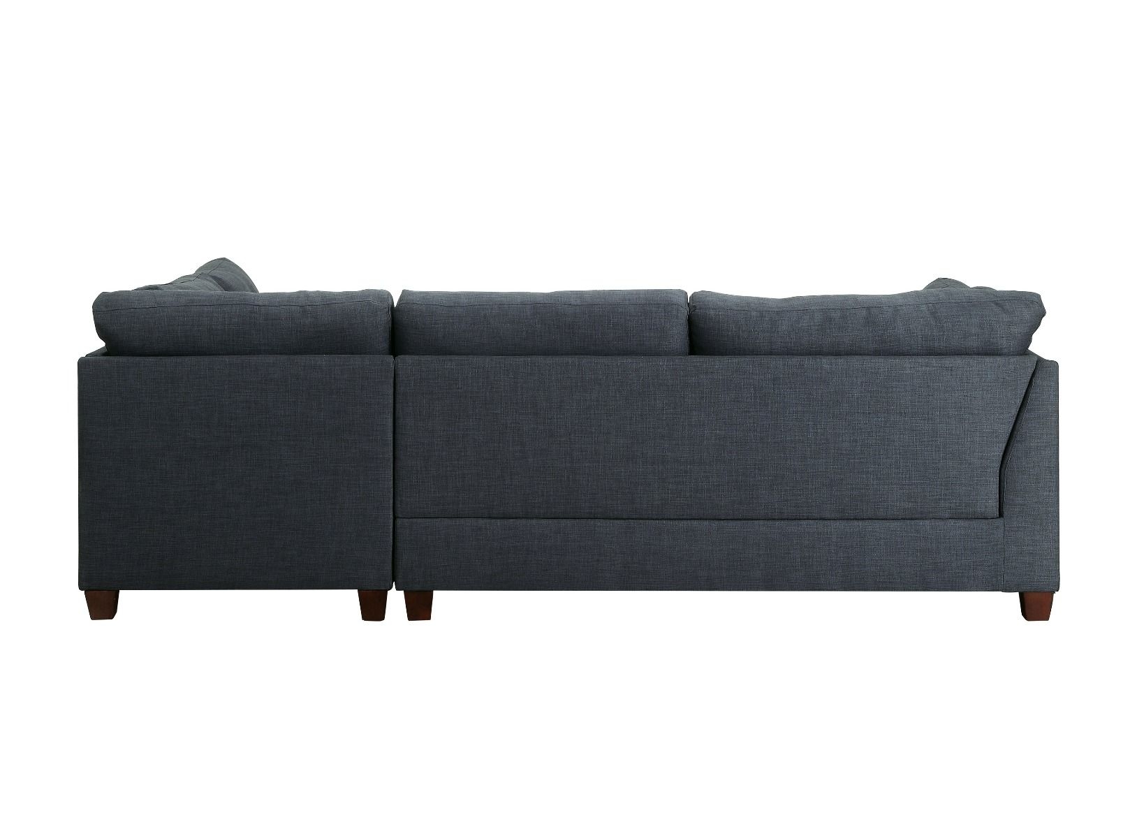 Laurissa Fabric Sectional Sofa w/Right Chaise & Ottoman