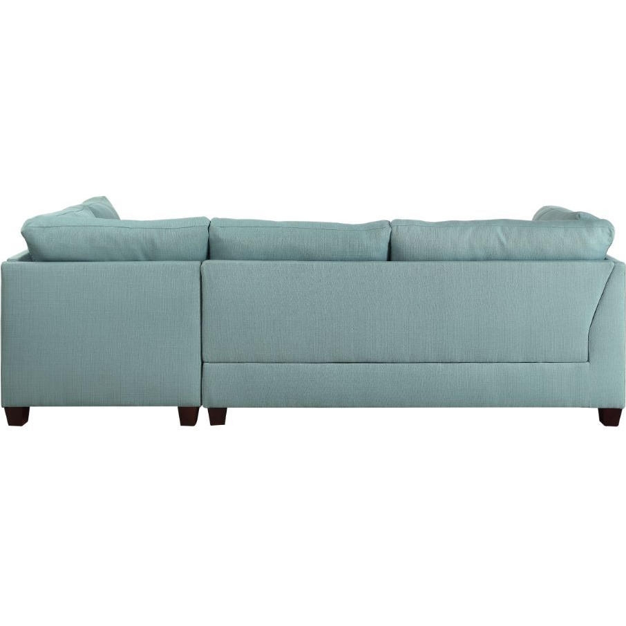 Laurissa Fabric Sectional Sofa w/Right Chaise & Ottoman