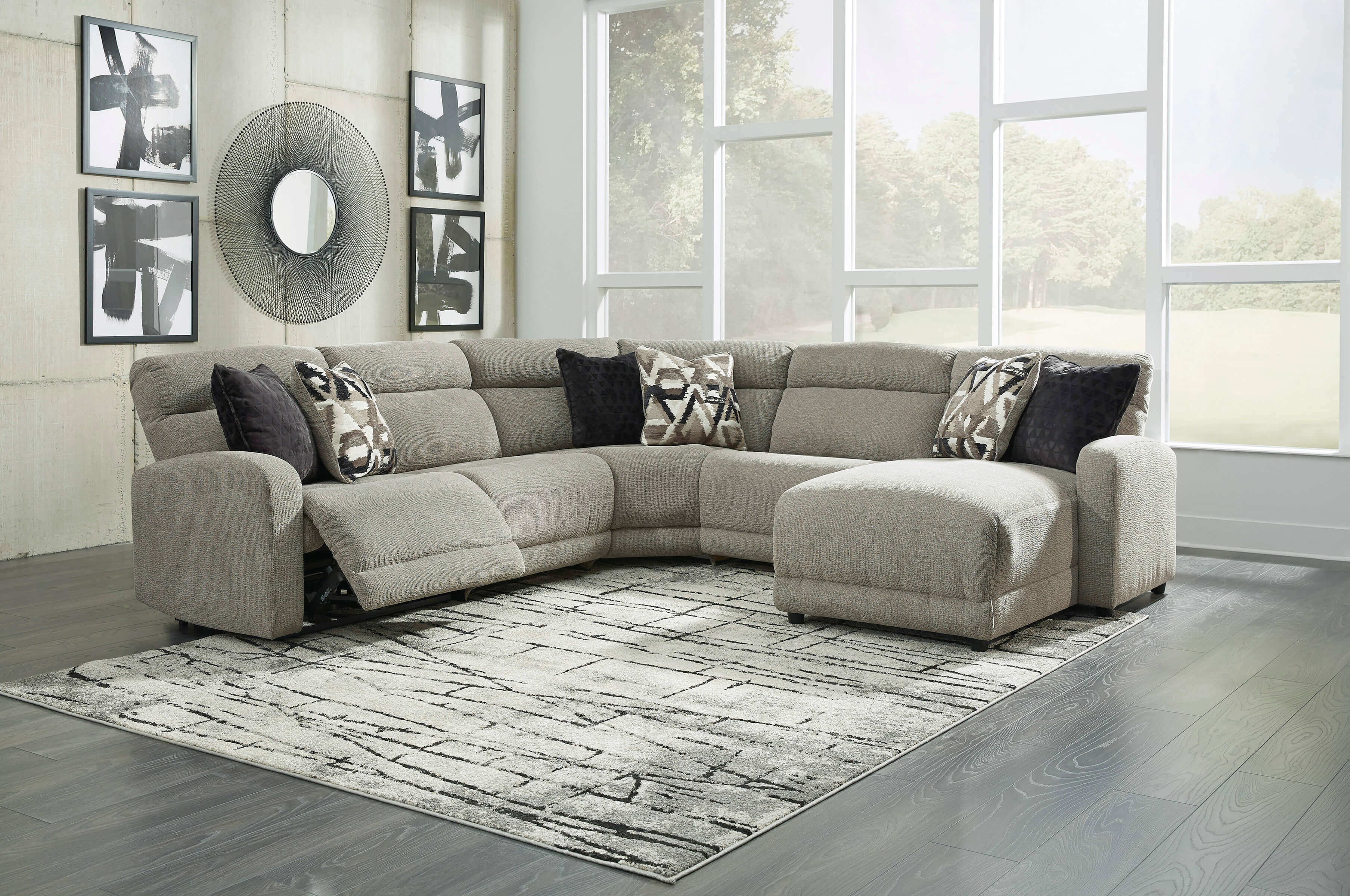 Colleyville 5-Piece Power Reclining Modular Sectional with Chaise
