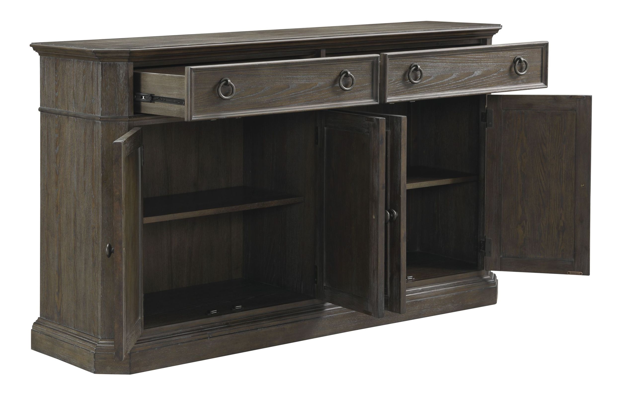 Sarasota Wood Server with 2 Drawers & 4 Doors