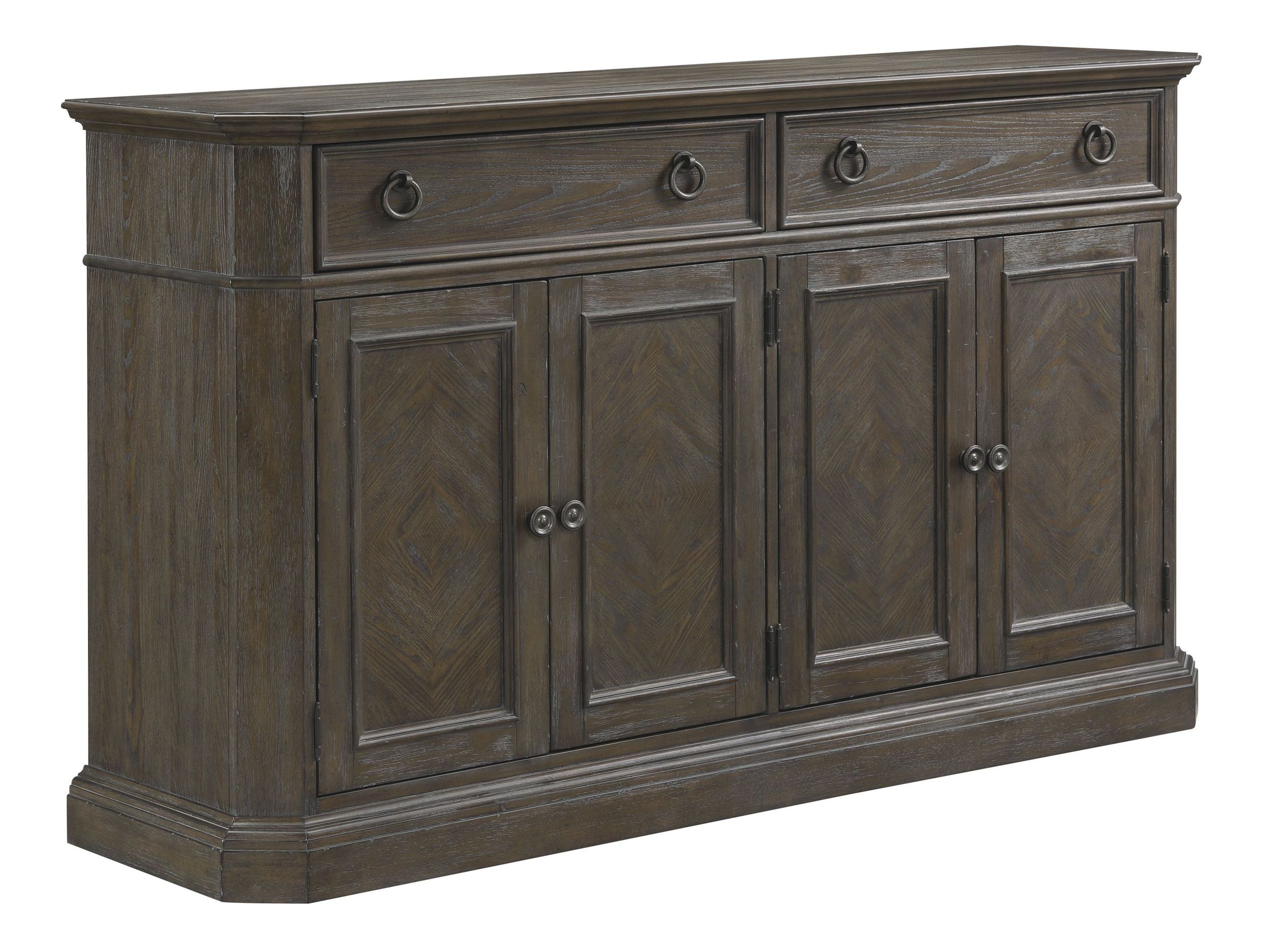 Sarasota Wood Server with 2 Drawers & 4 Doors