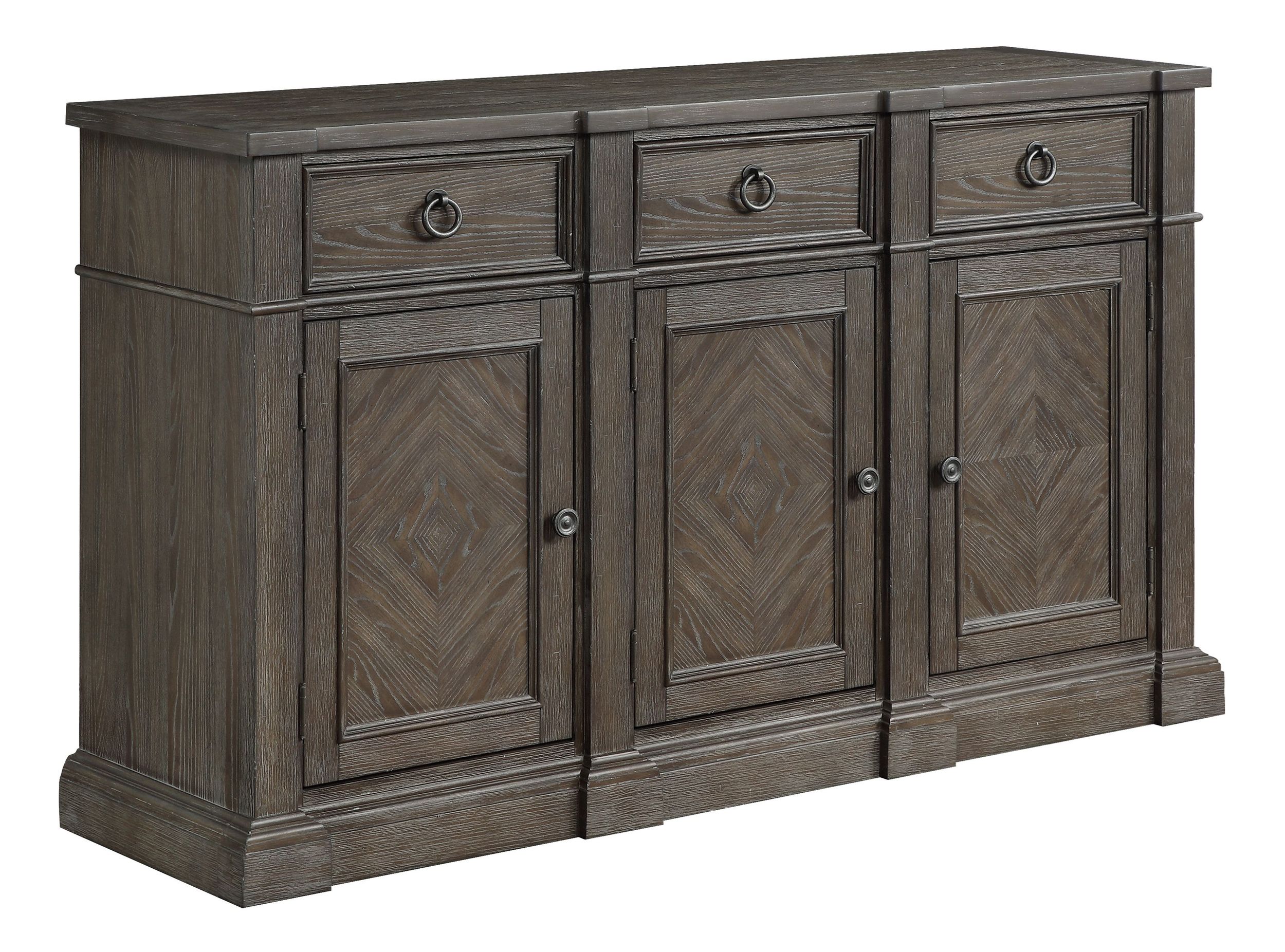 Sarasota Wood Server with 3 Drawers & 3 Doors
