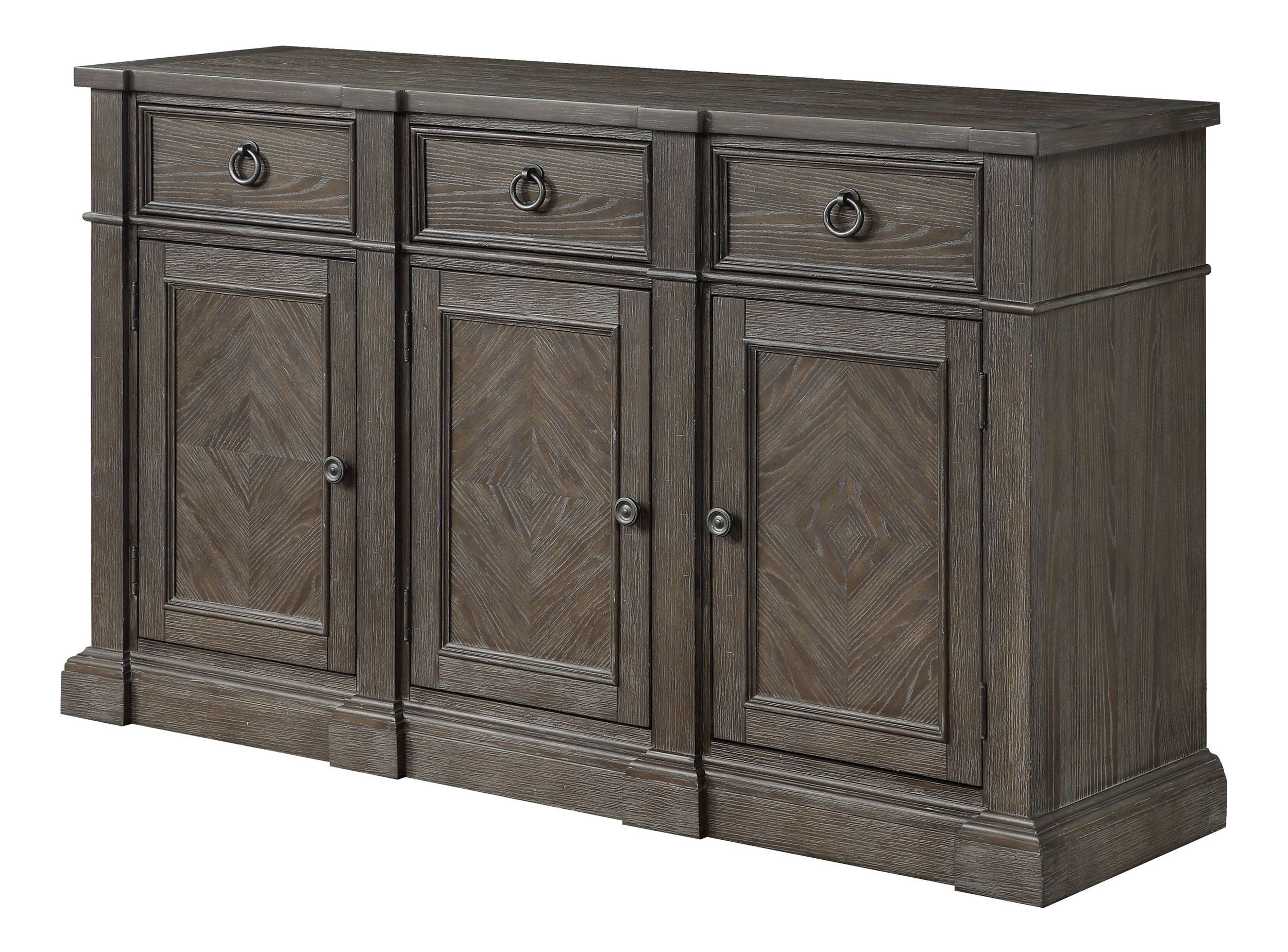 Sarasota Wood Server with 3 Drawers & 3 Doors