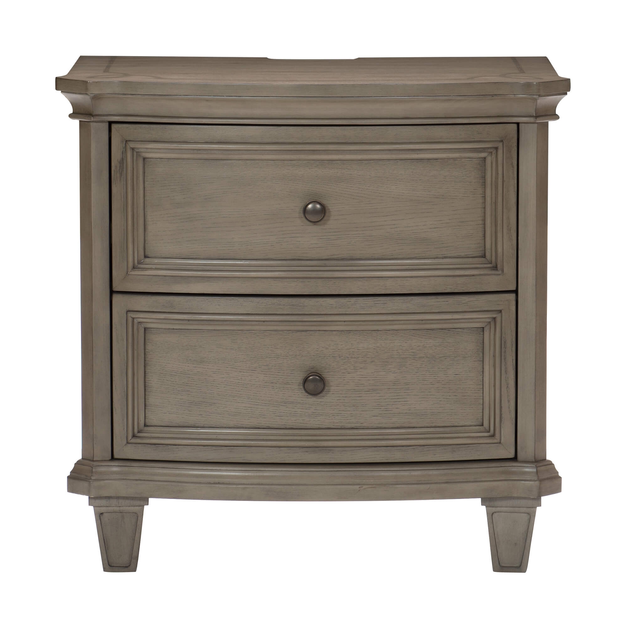 Vermillion Wood/Wood Veneer Nightstand