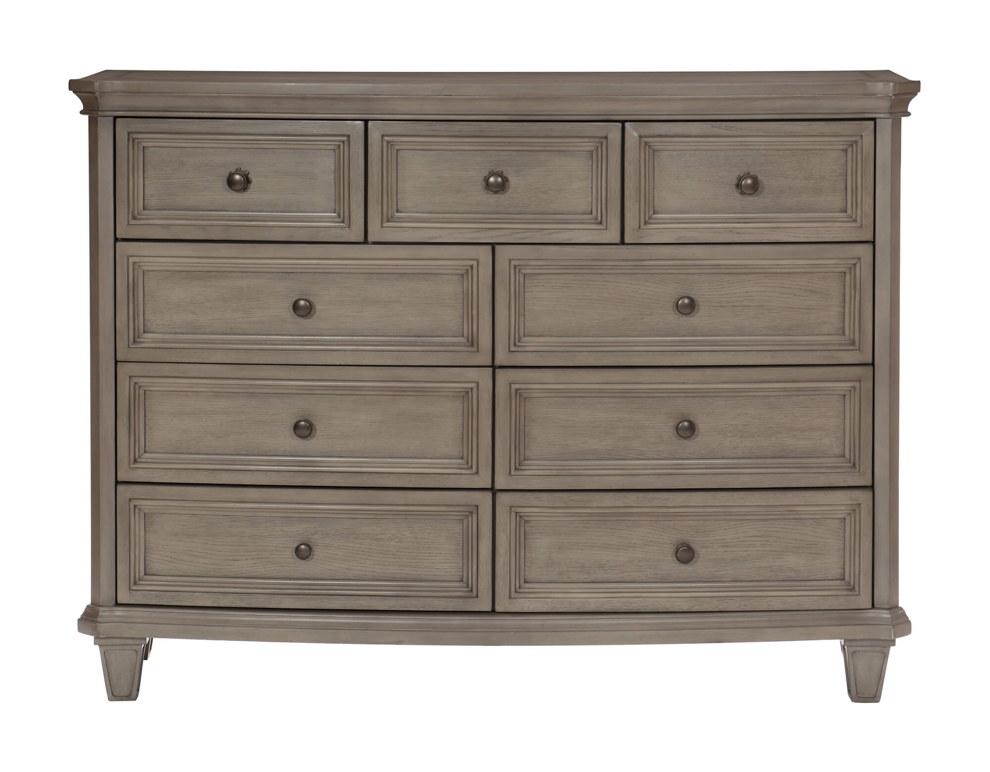 Vermillion Wood/Wood Veneer Dresser