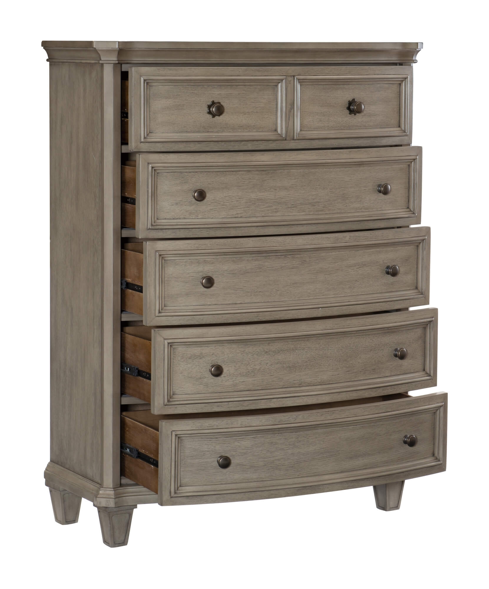 Vermillion Wood/Wood Veneer Chest