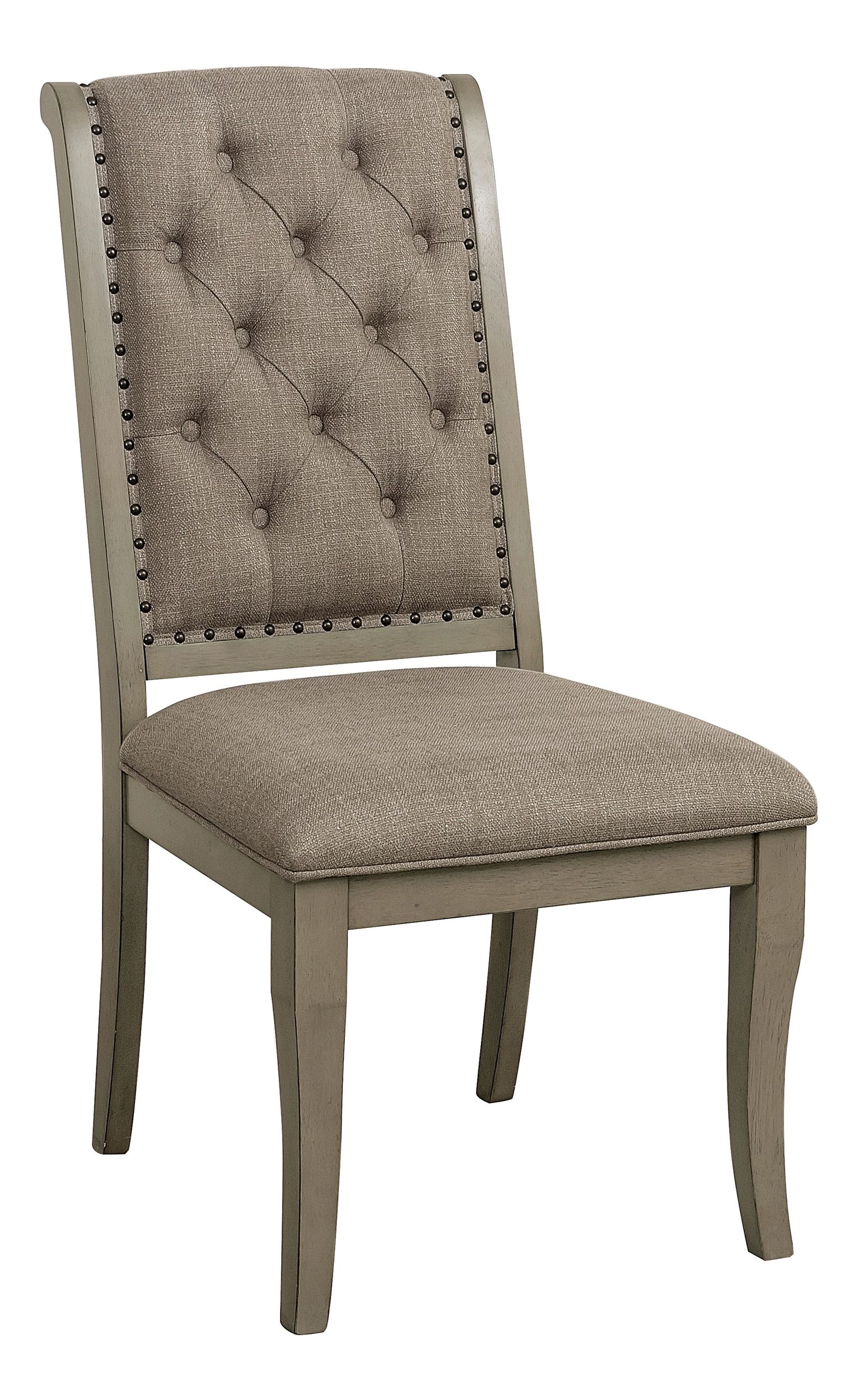 Vermillion Wood/Fabric Side Chair