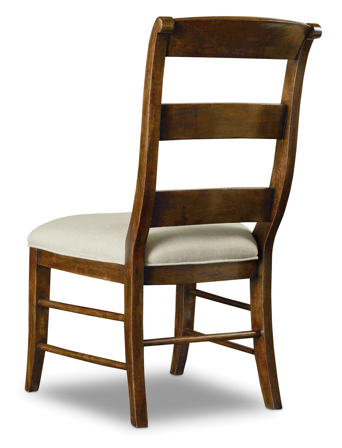 Archivist Fabric/Wood Veneer Ladderback Side Chair