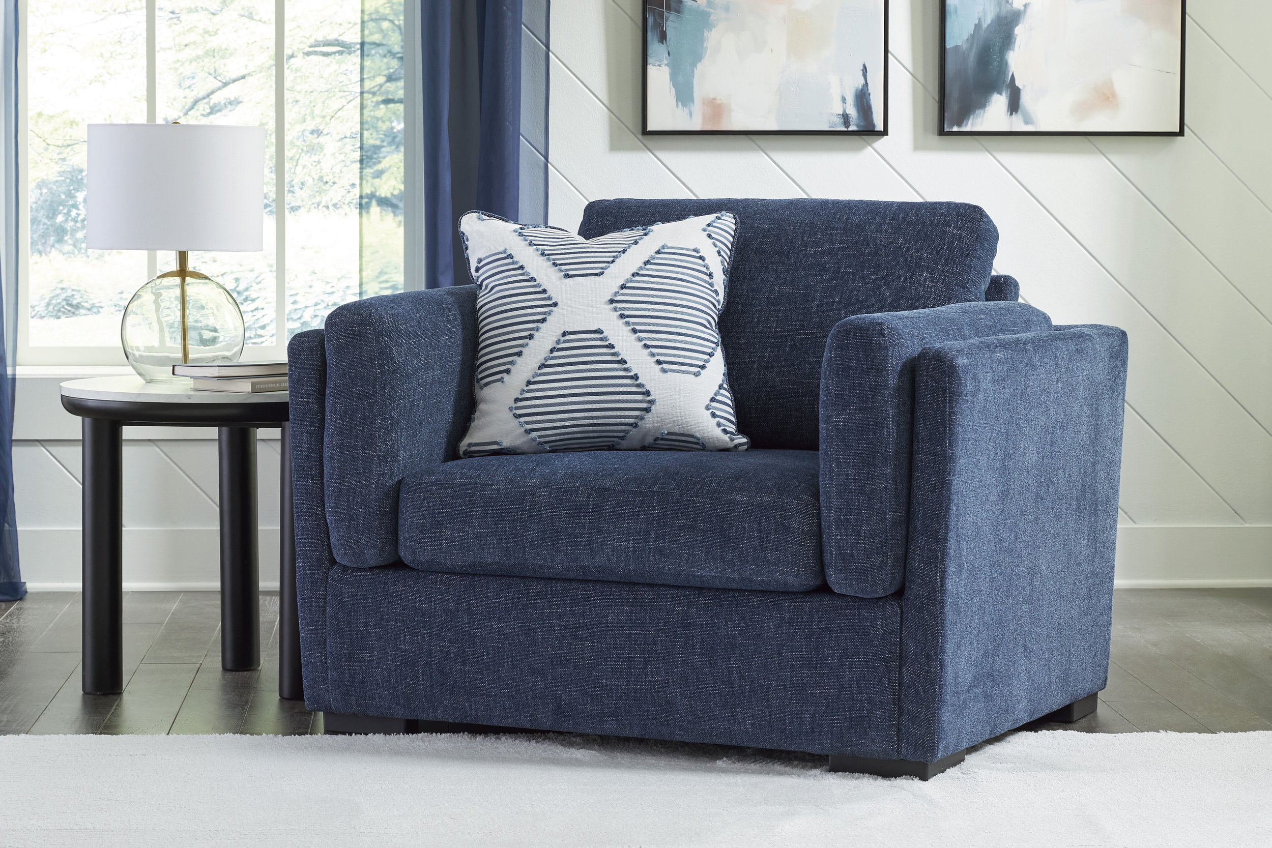 Evansley Polyester Chair & a Half