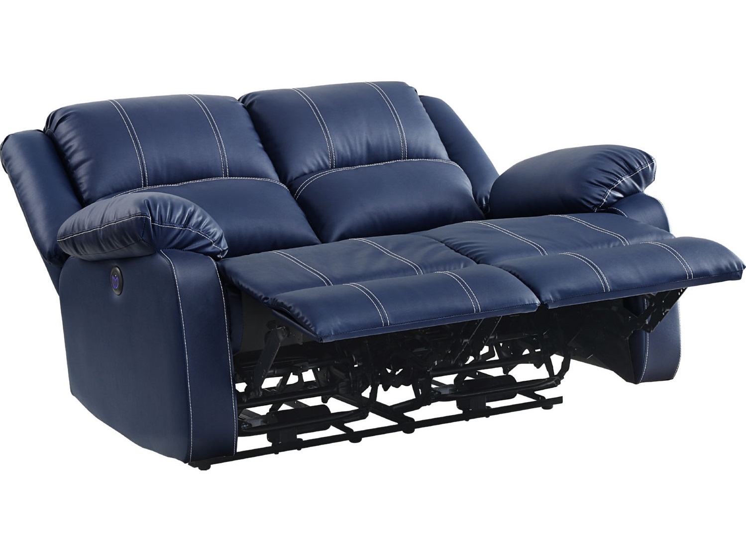 Zuriel Power Motion Leatherette Loveseat