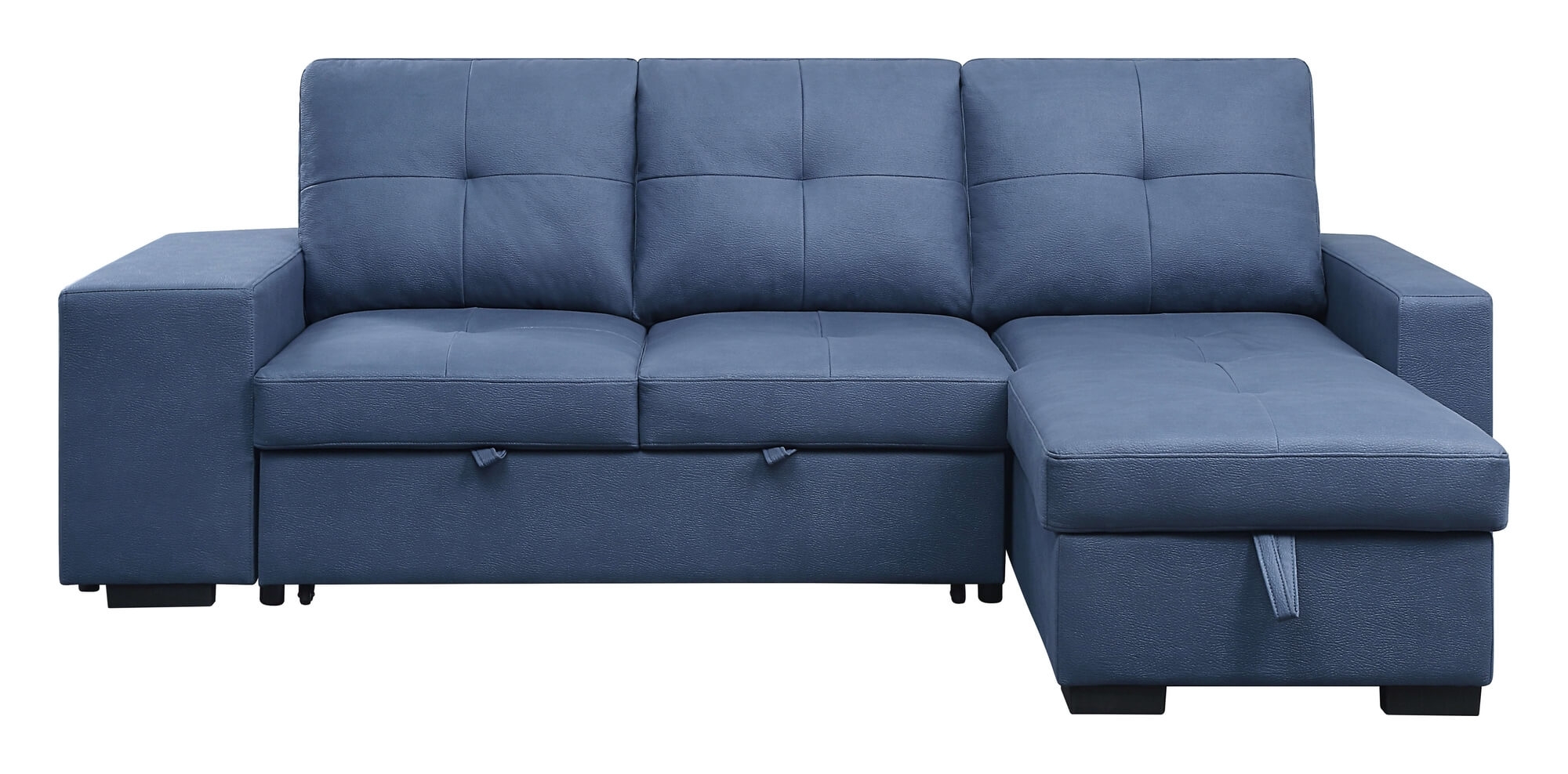 Strophios Fabric L-Shaped Reversible Sleeper Sectional Sofa