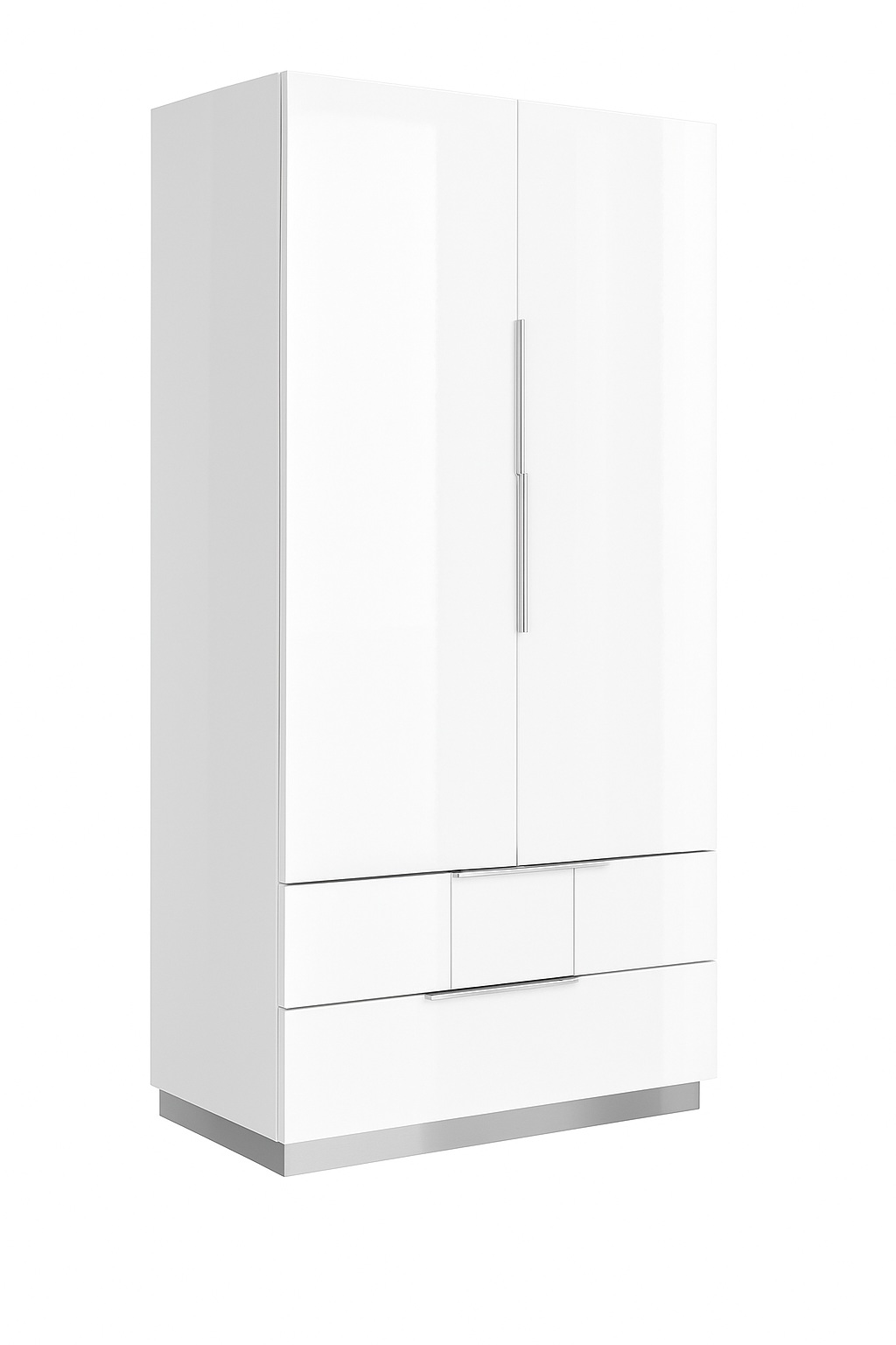 B 20 High Gloss Panel Bedroom Set w/LED Light