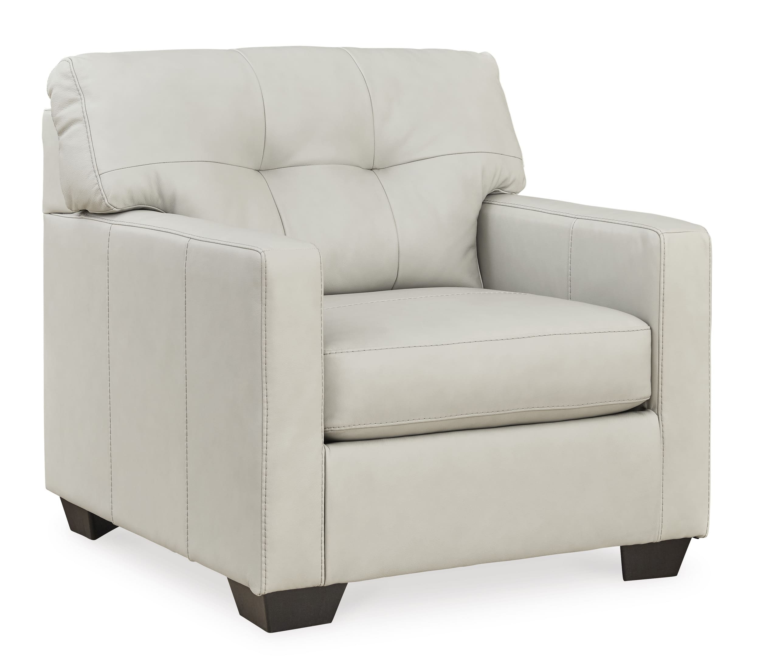 Belziani Leather Oversized Chair