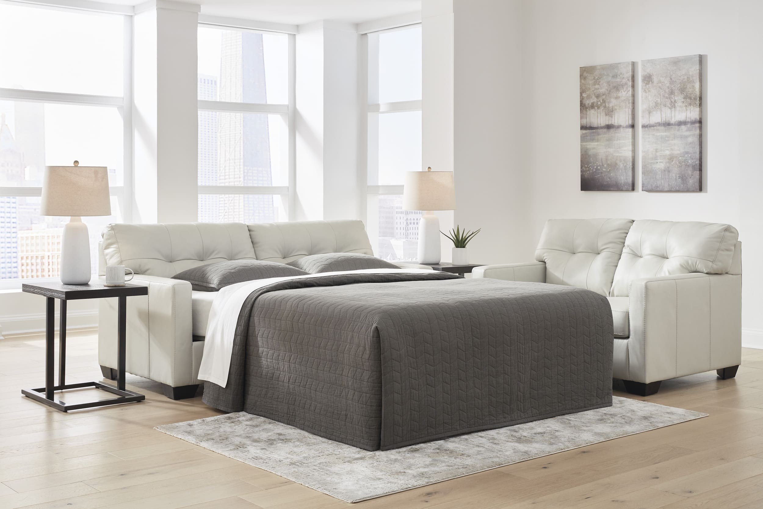 Belziani Leather Sofa