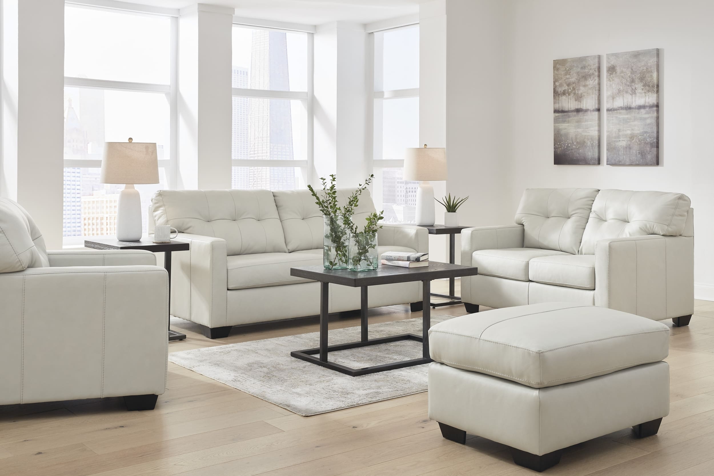 Belziani Leather Sofa