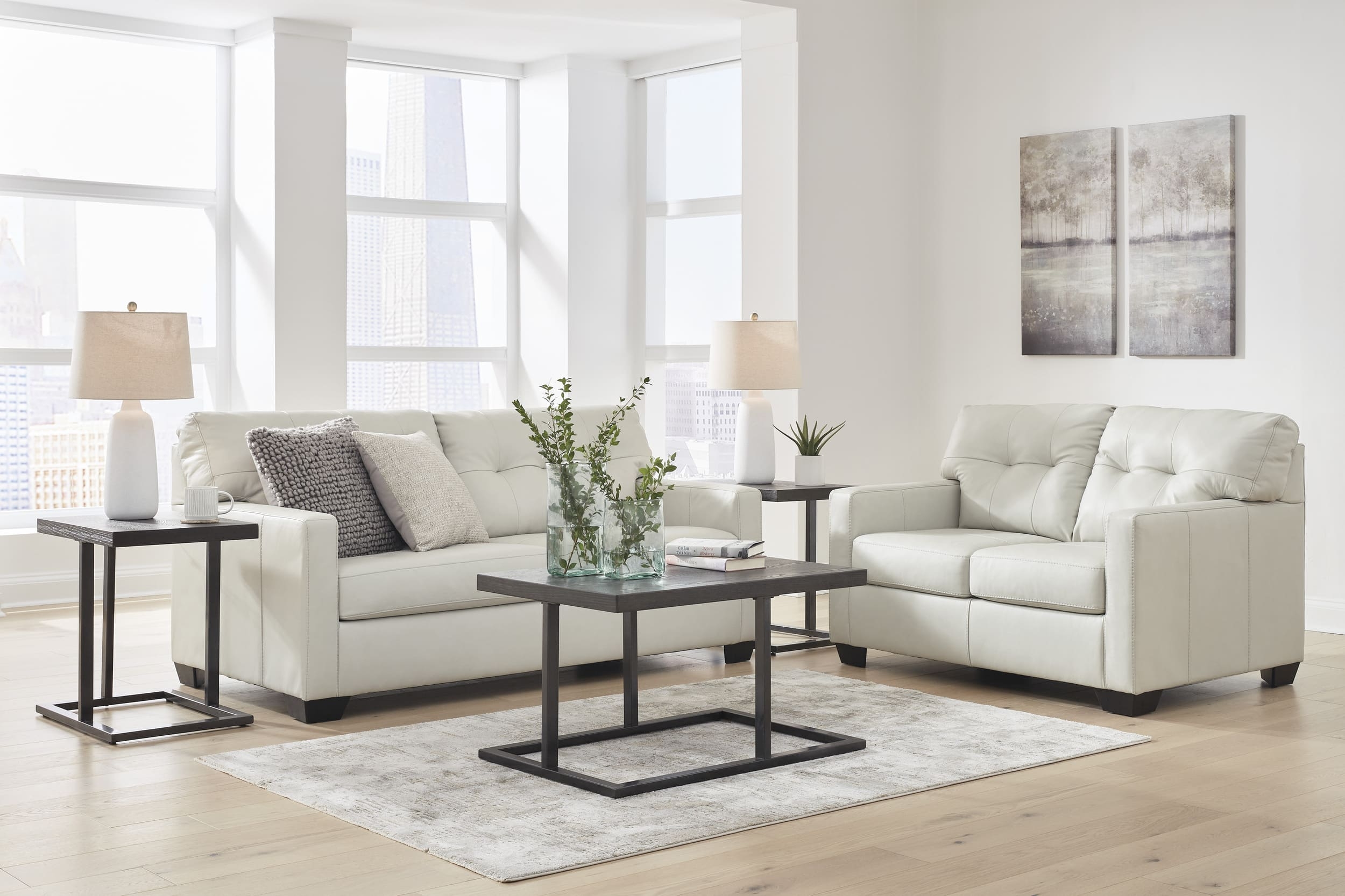 Belziani Leather Sofa