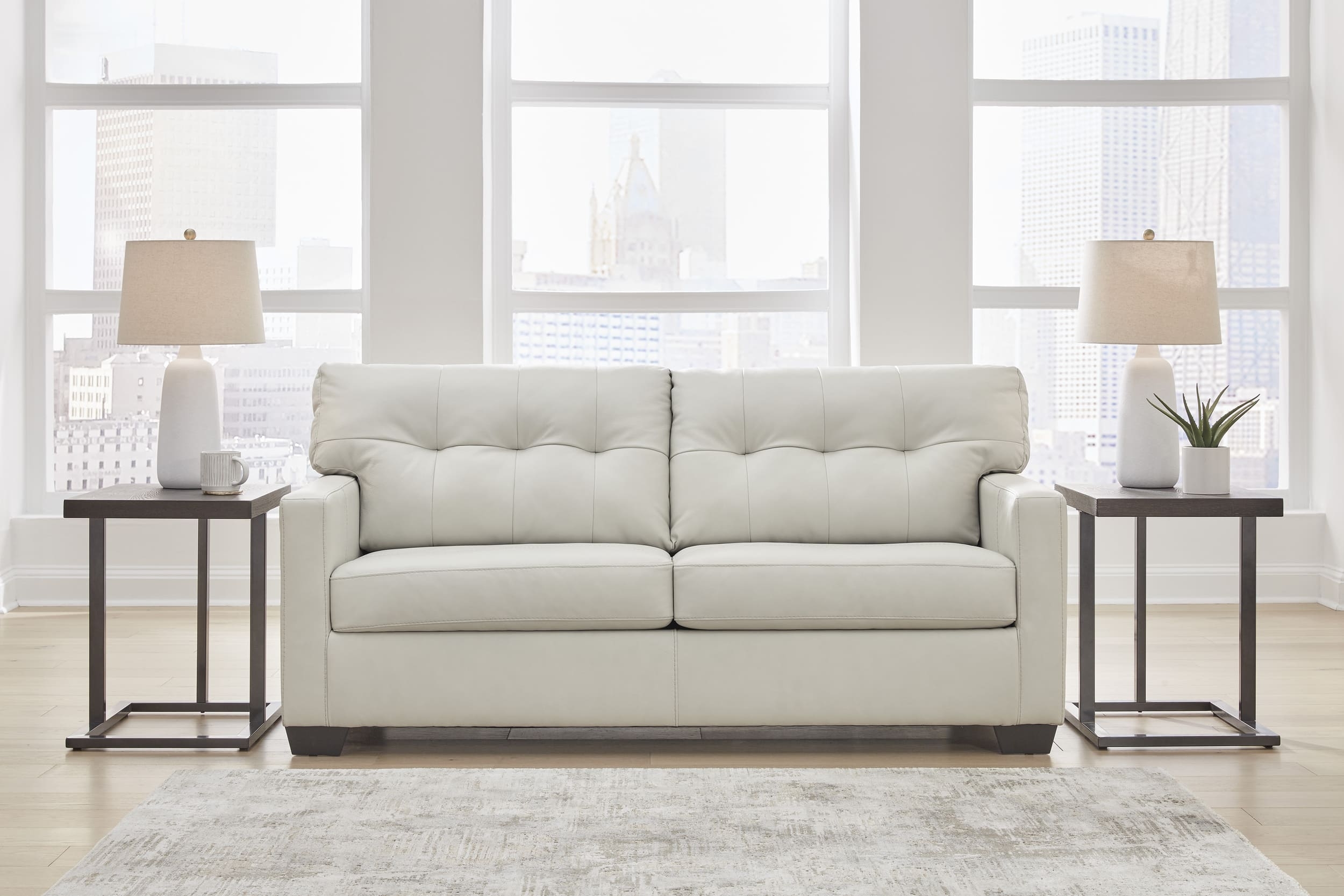 Belziani Leather Sofa