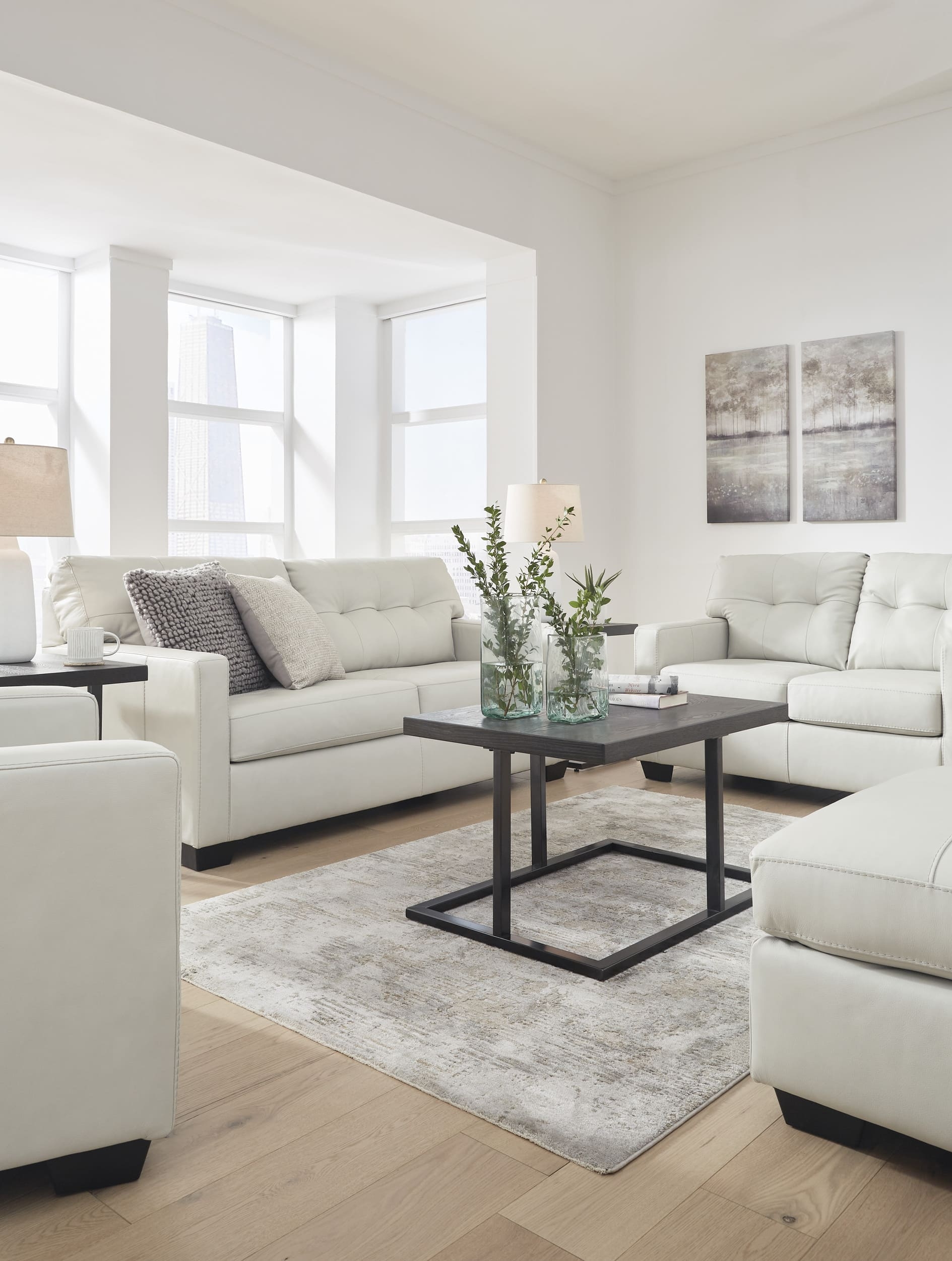 Belziani Leather Sofa