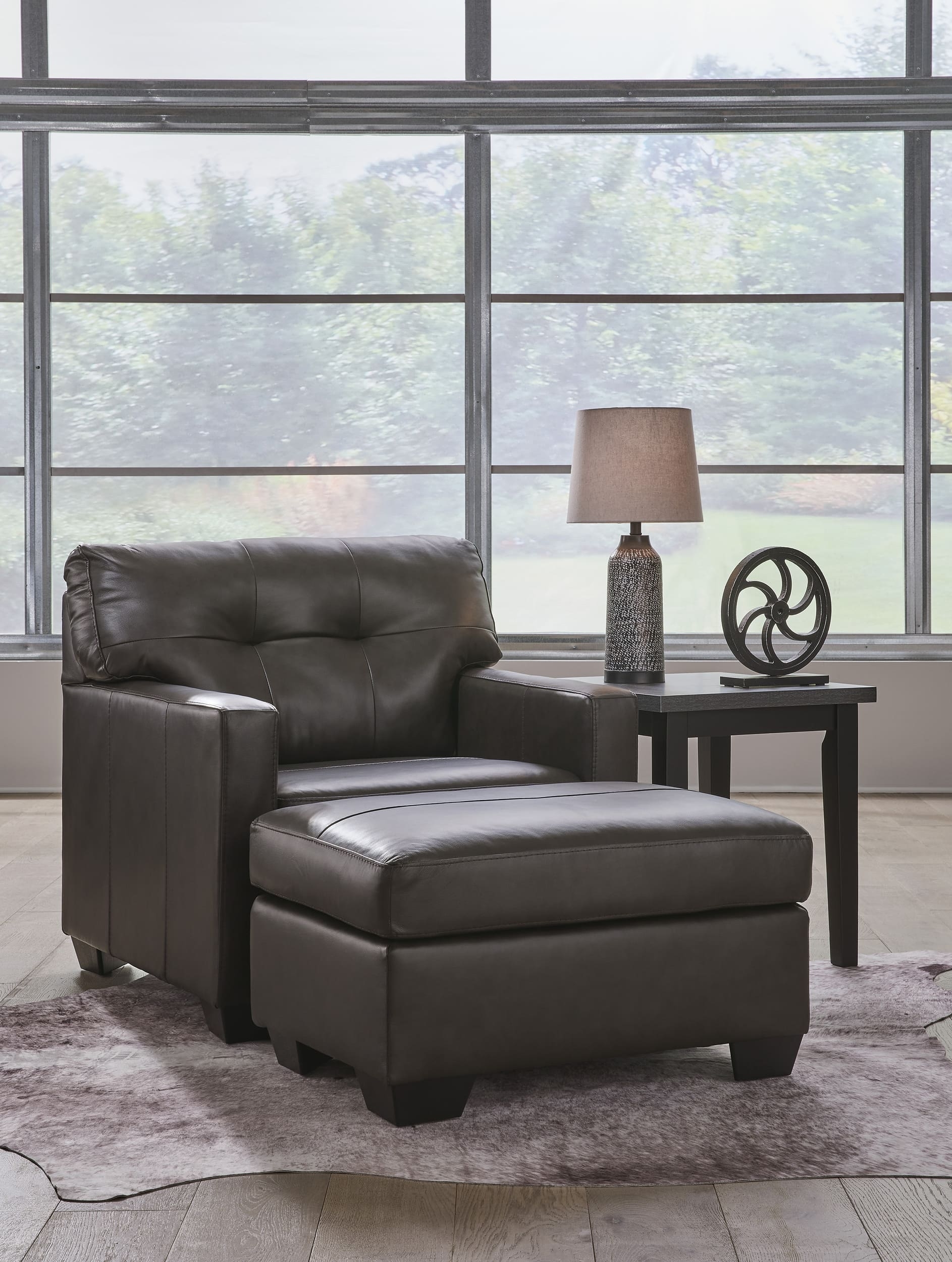 Belziani Leather Living Room Set
