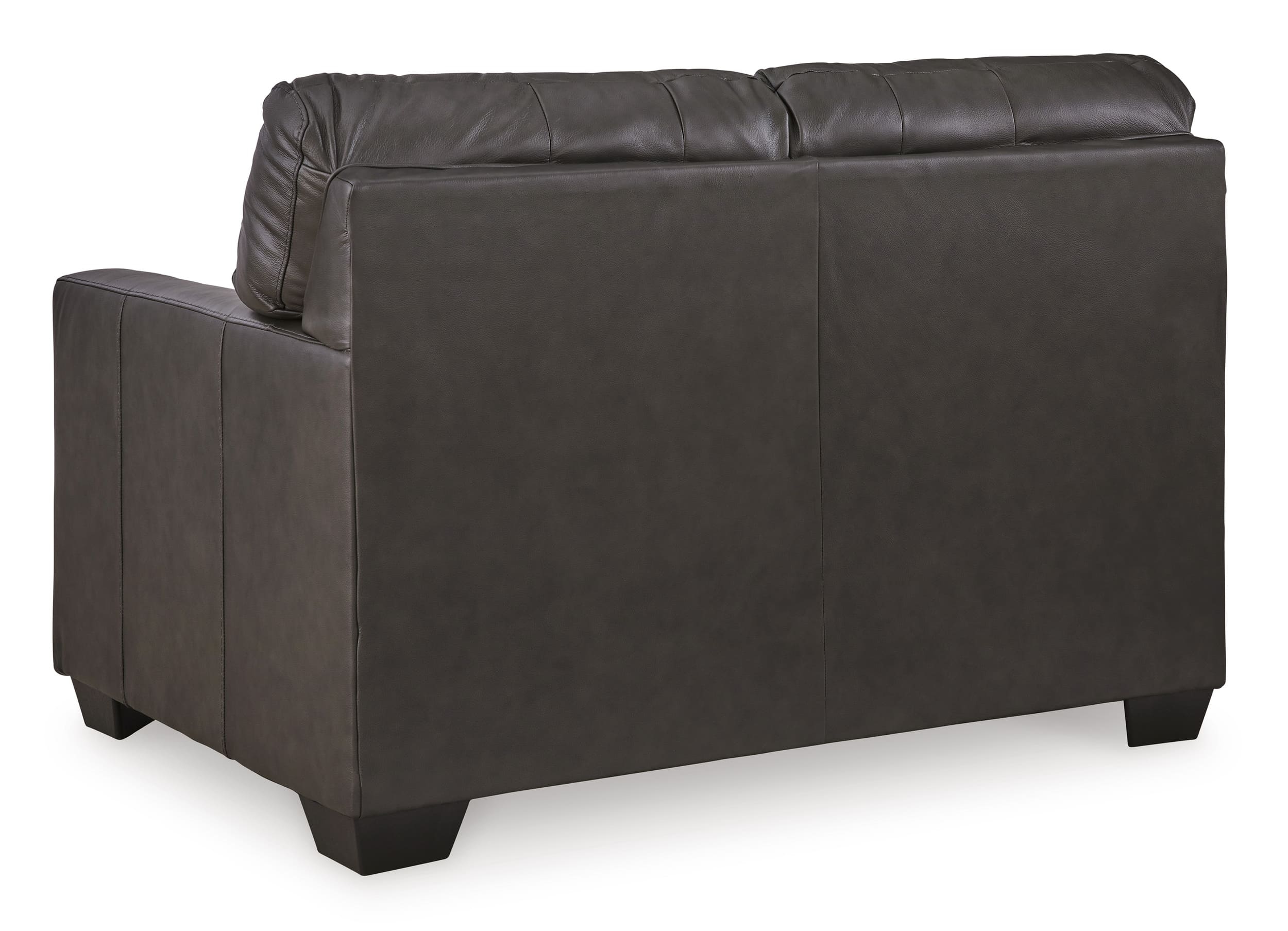 Belziani Leather Loveseat