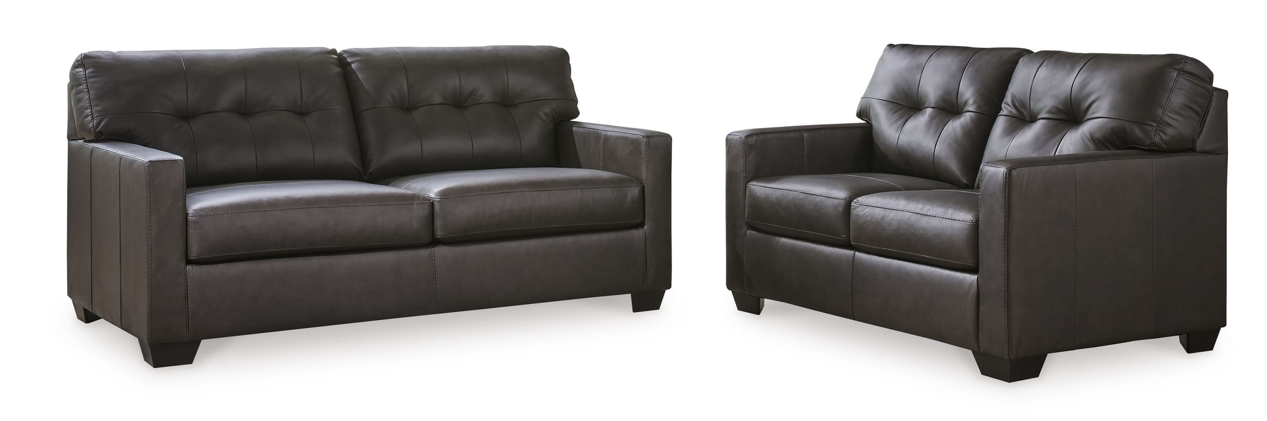 Belziani Leather Living Room Set
